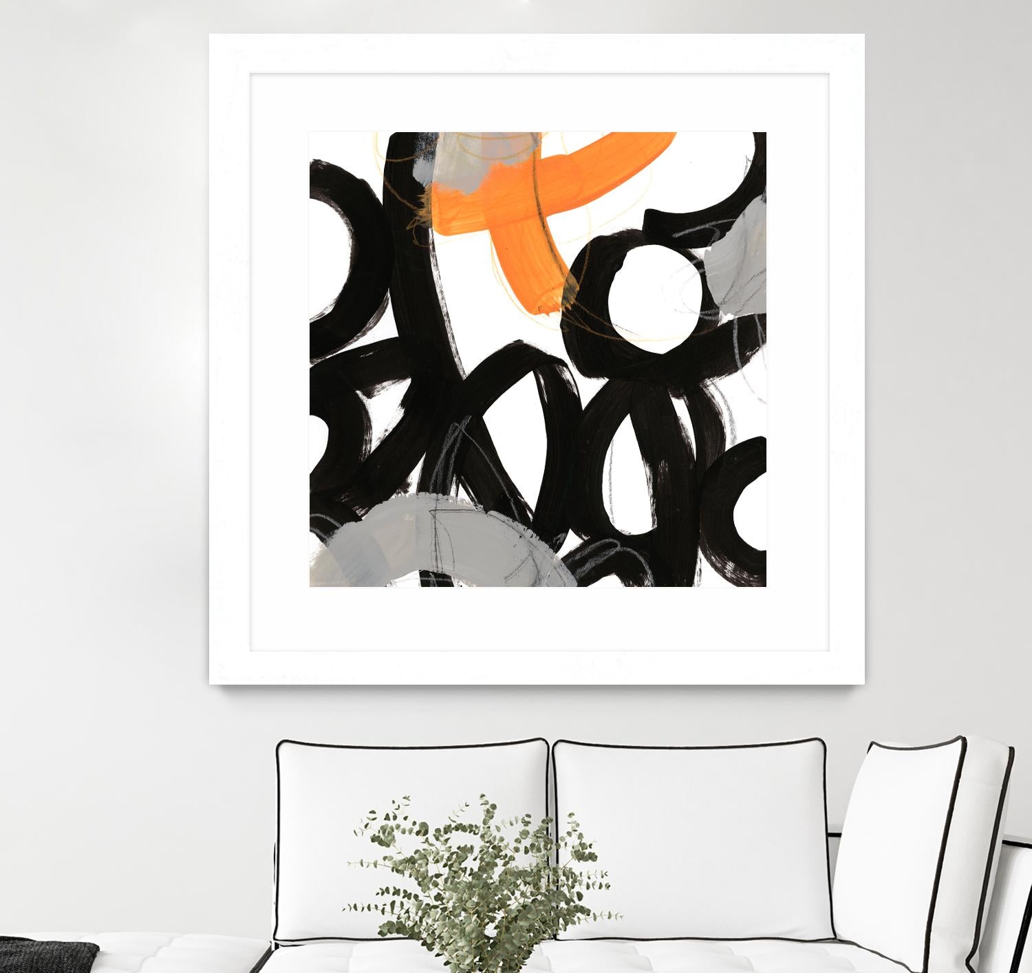 Chromatic Impulse VI by June Erica Vess on GIANT ART - orange abstract