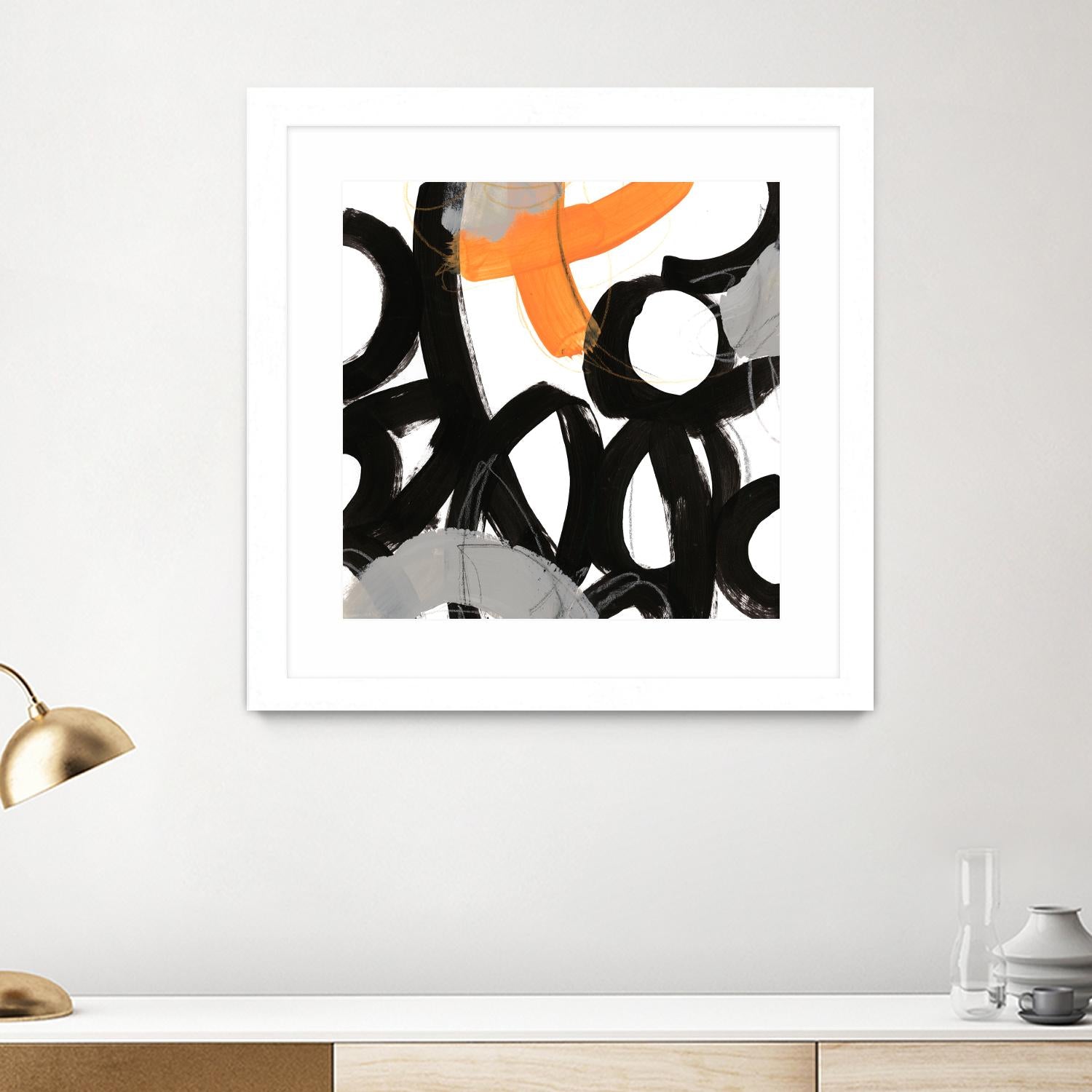 Chromatic Impulse VI by June Erica Vess on GIANT ART - orange abstract