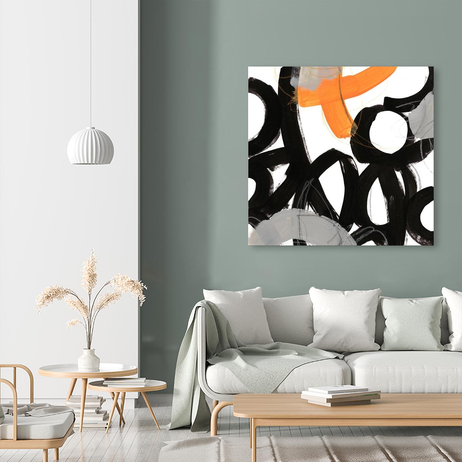 Chromatic Impulse VI by June Erica Vess on GIANT ART - orange abstract