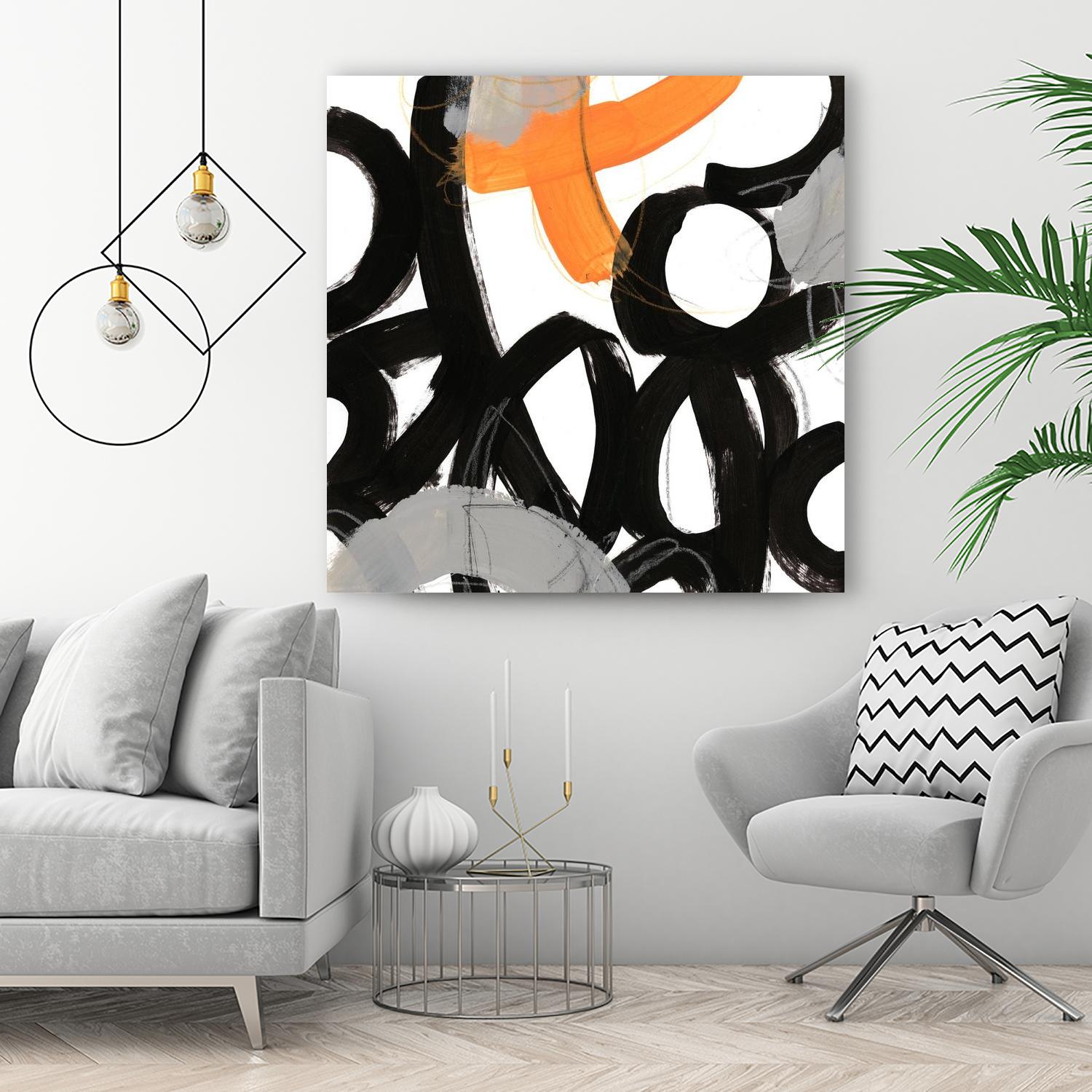 Chromatic Impulse VI by June Erica Vess on GIANT ART - orange abstract