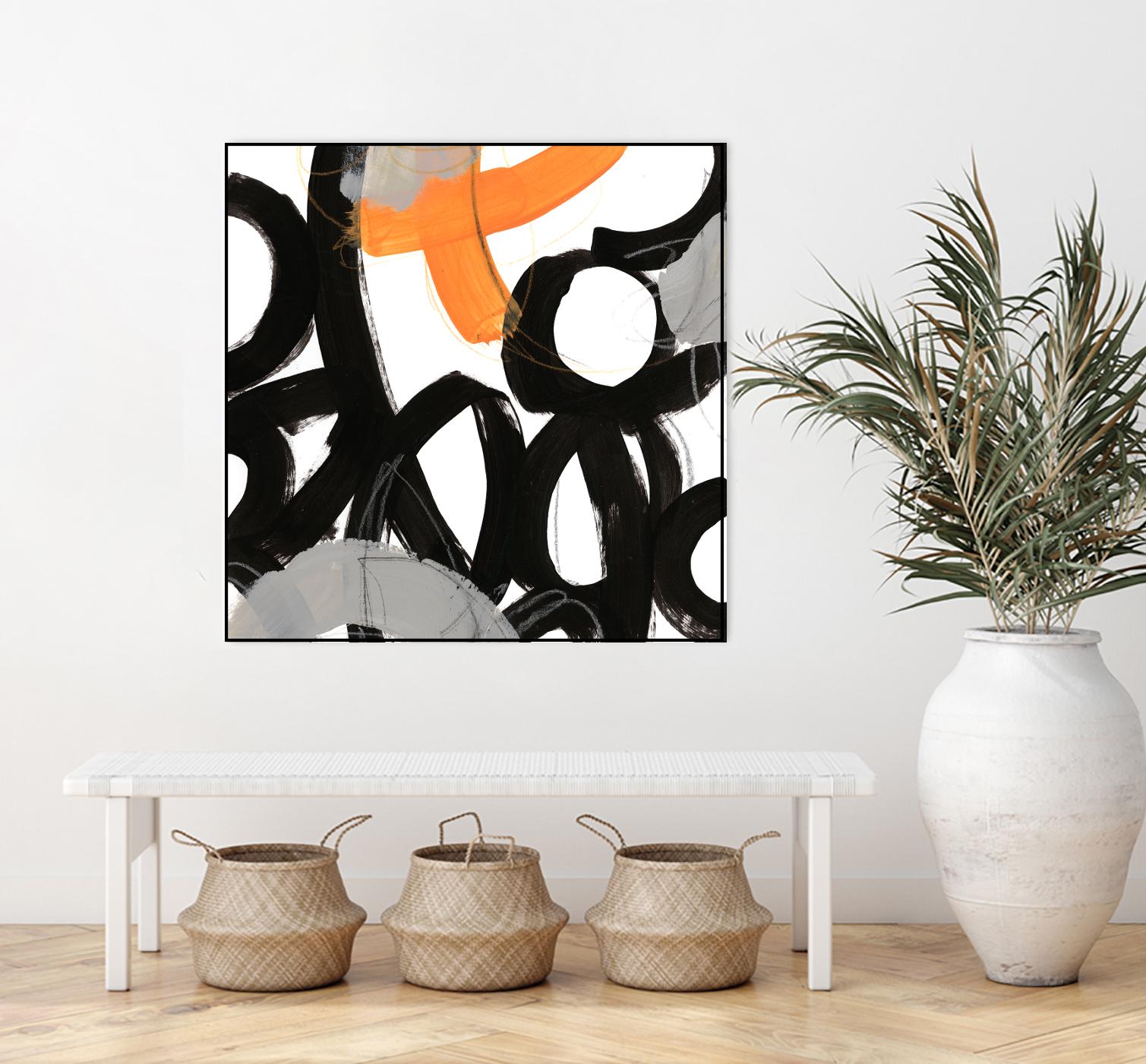 Chromatic Impulse VI by June Erica Vess on GIANT ART - orange abstract