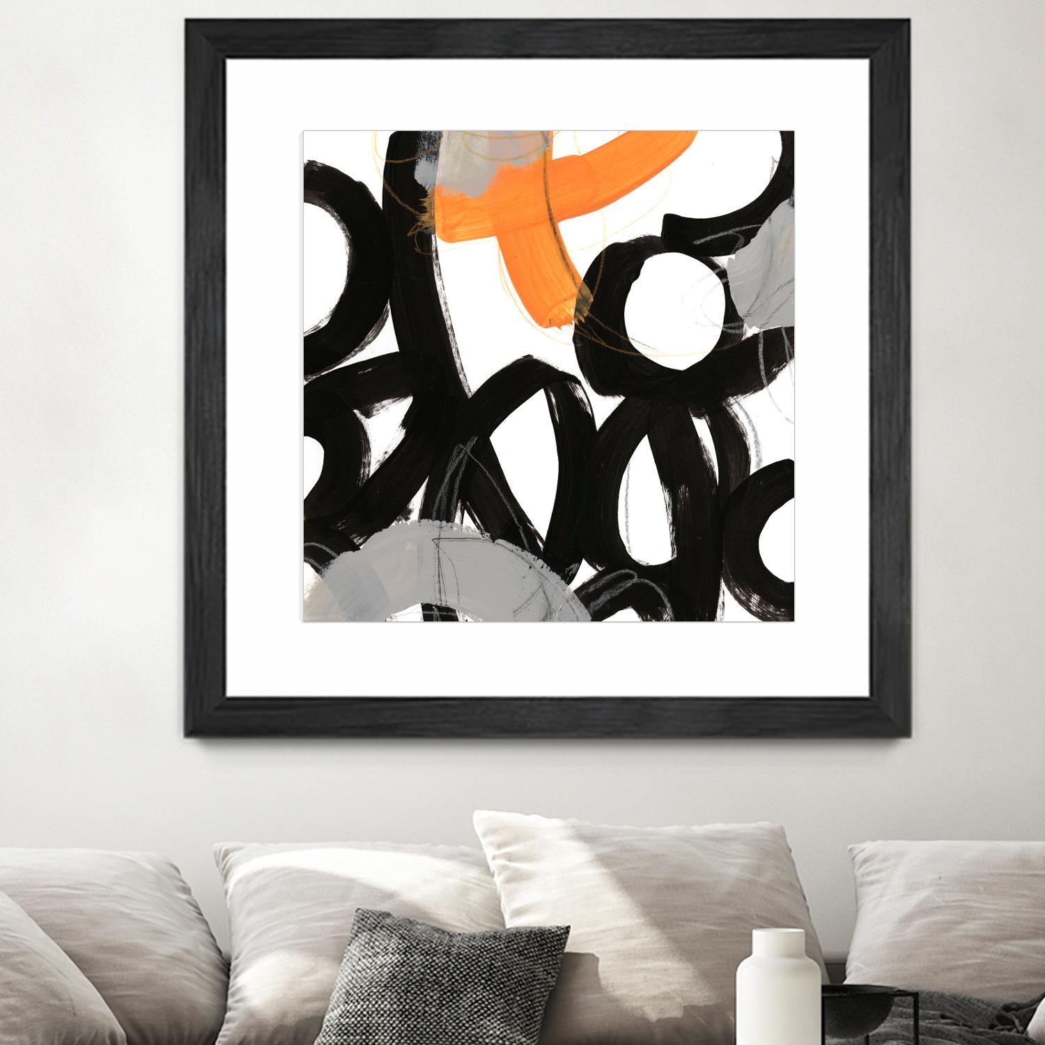 Chromatic Impulse VI by June Erica Vess on GIANT ART - orange abstract