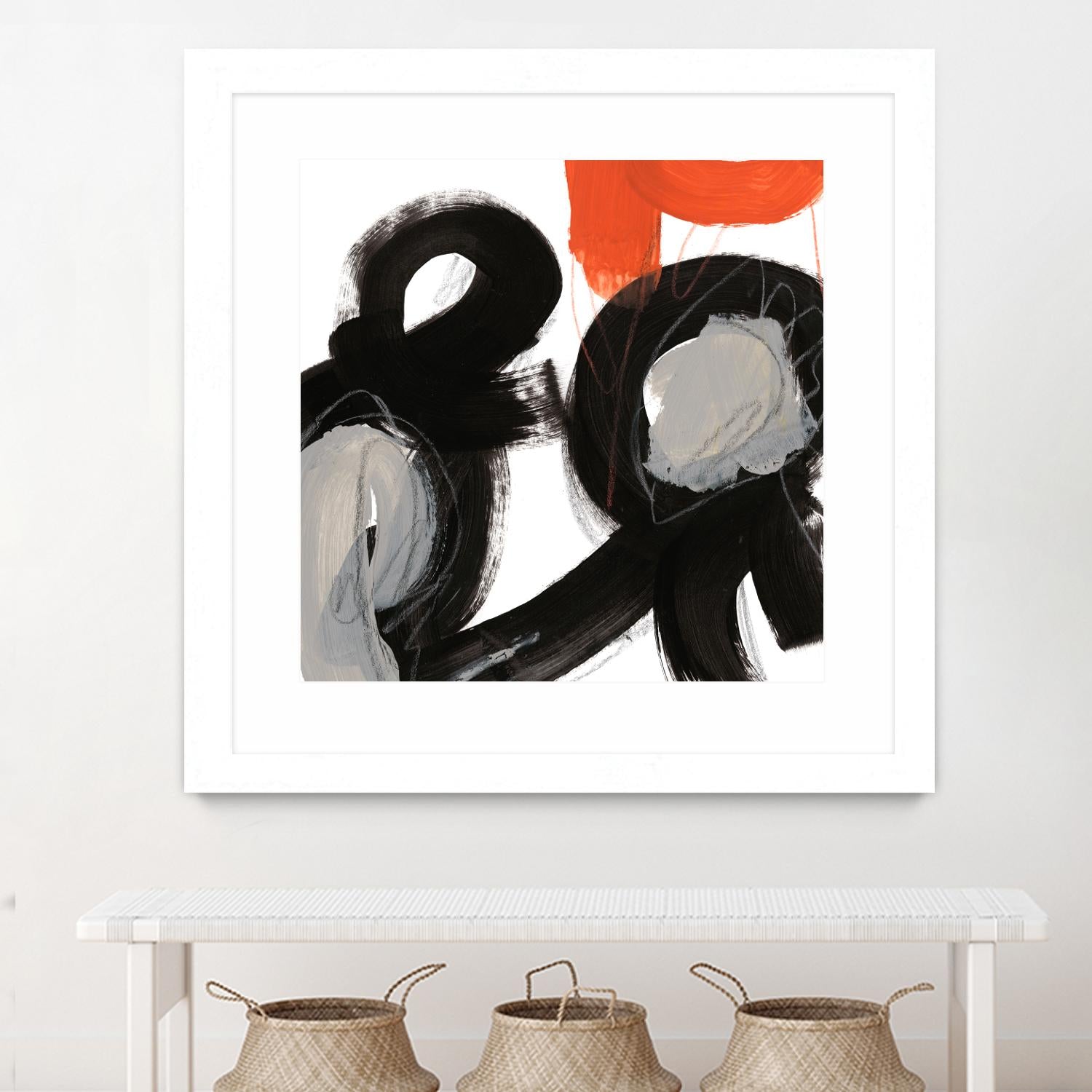 Chromatic Impulse VII by June Erica Vess on GIANT ART - orange abstract