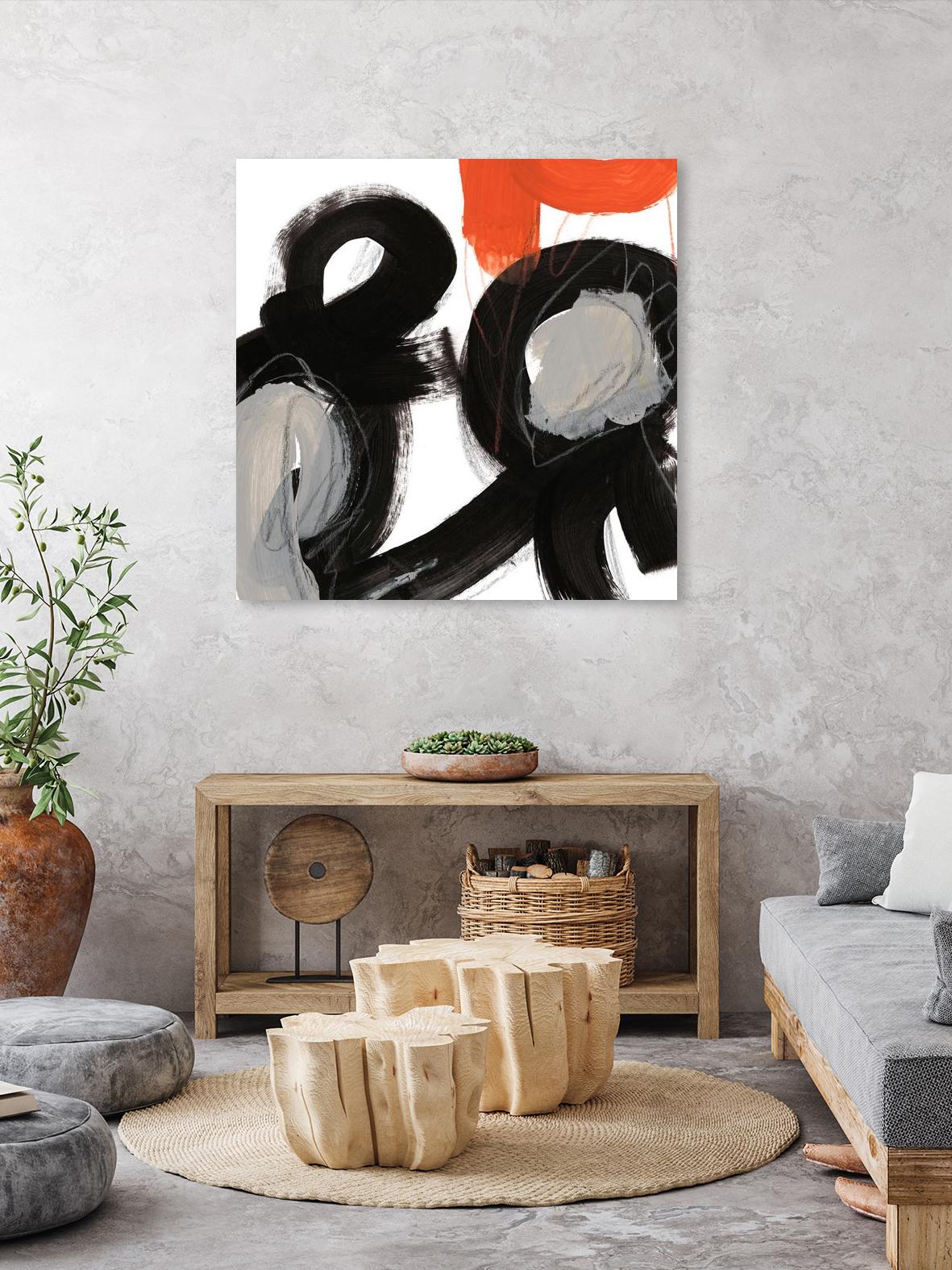 Chromatic Impulse VII by June Erica Vess on GIANT ART - orange abstract