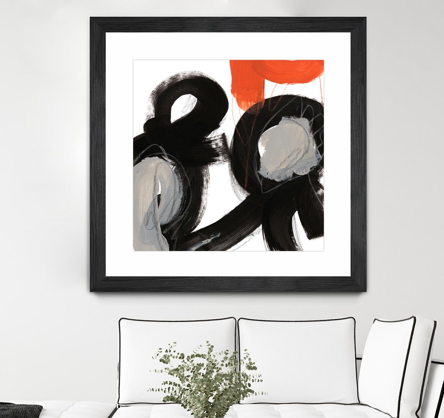 Chromatic Impulse VII by June Erica Vess on GIANT ART - orange abstract