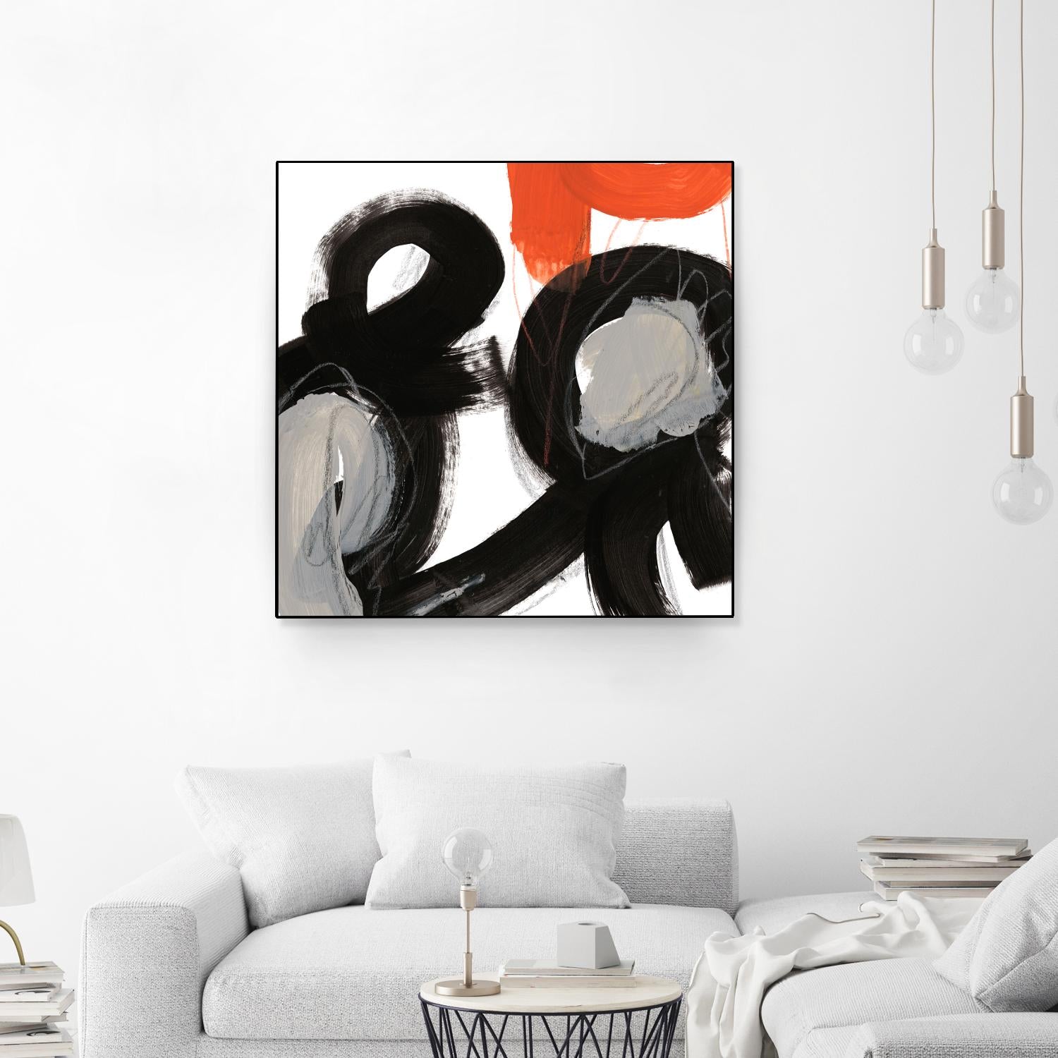 Chromatic Impulse VII by June Erica Vess on GIANT ART - orange abstract