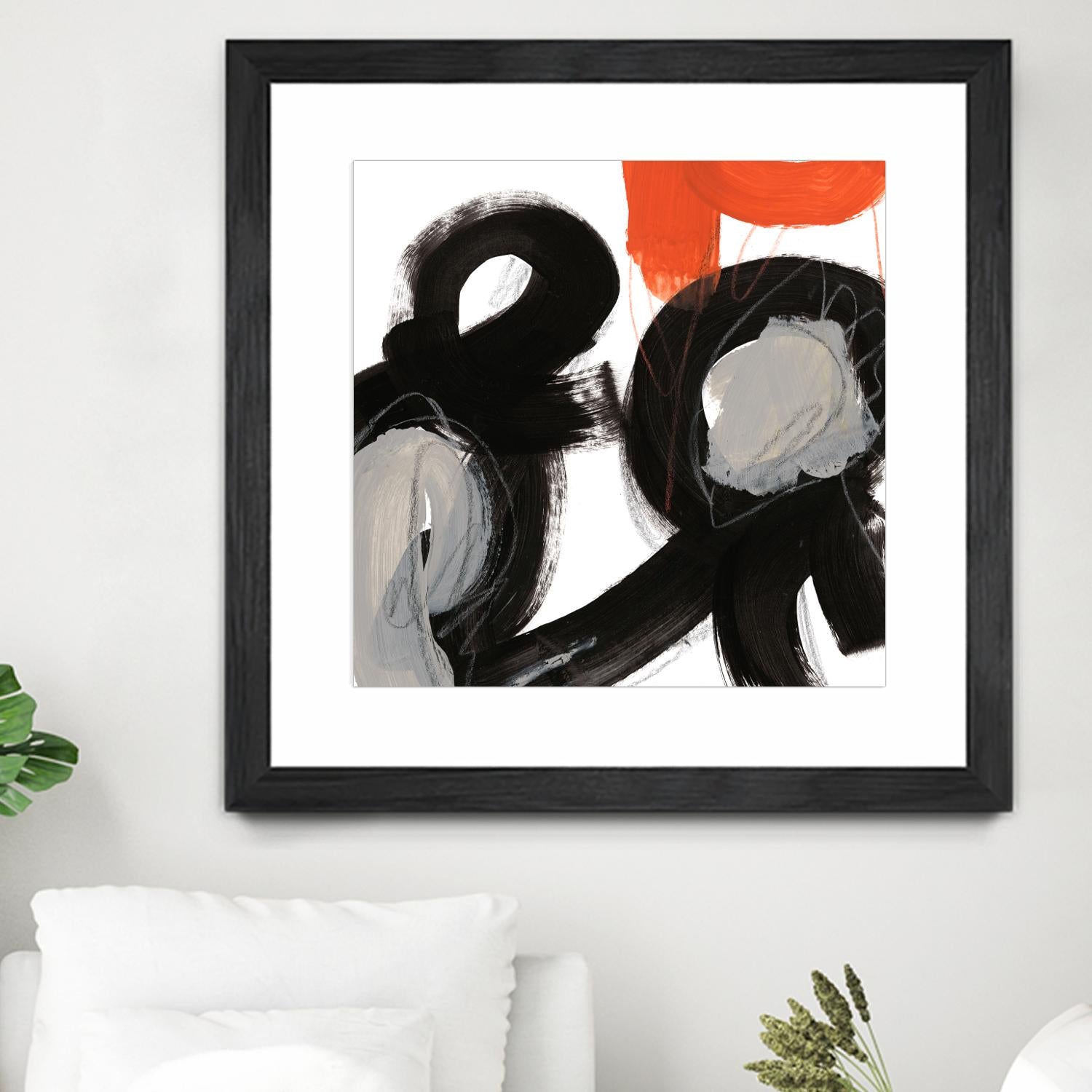 Chromatic Impulse VII by June Erica Vess on GIANT ART - orange abstract