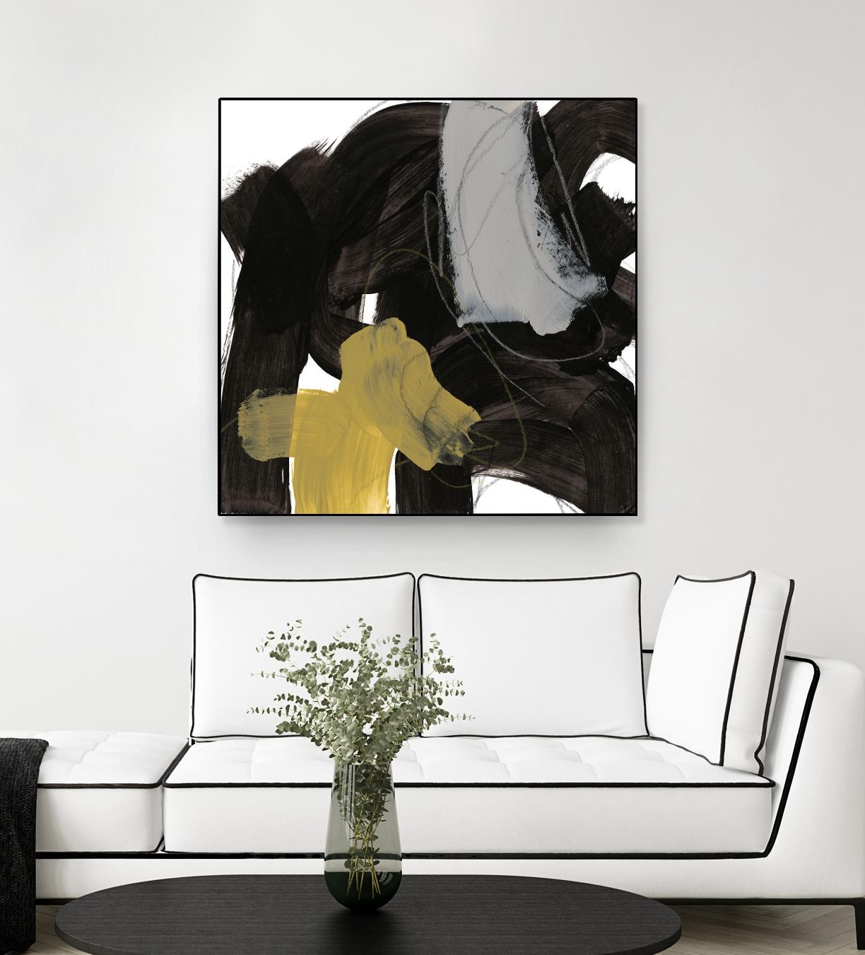 Chromatic Impulse IX by June Erica Vess on GIANT ART - yellow abstract