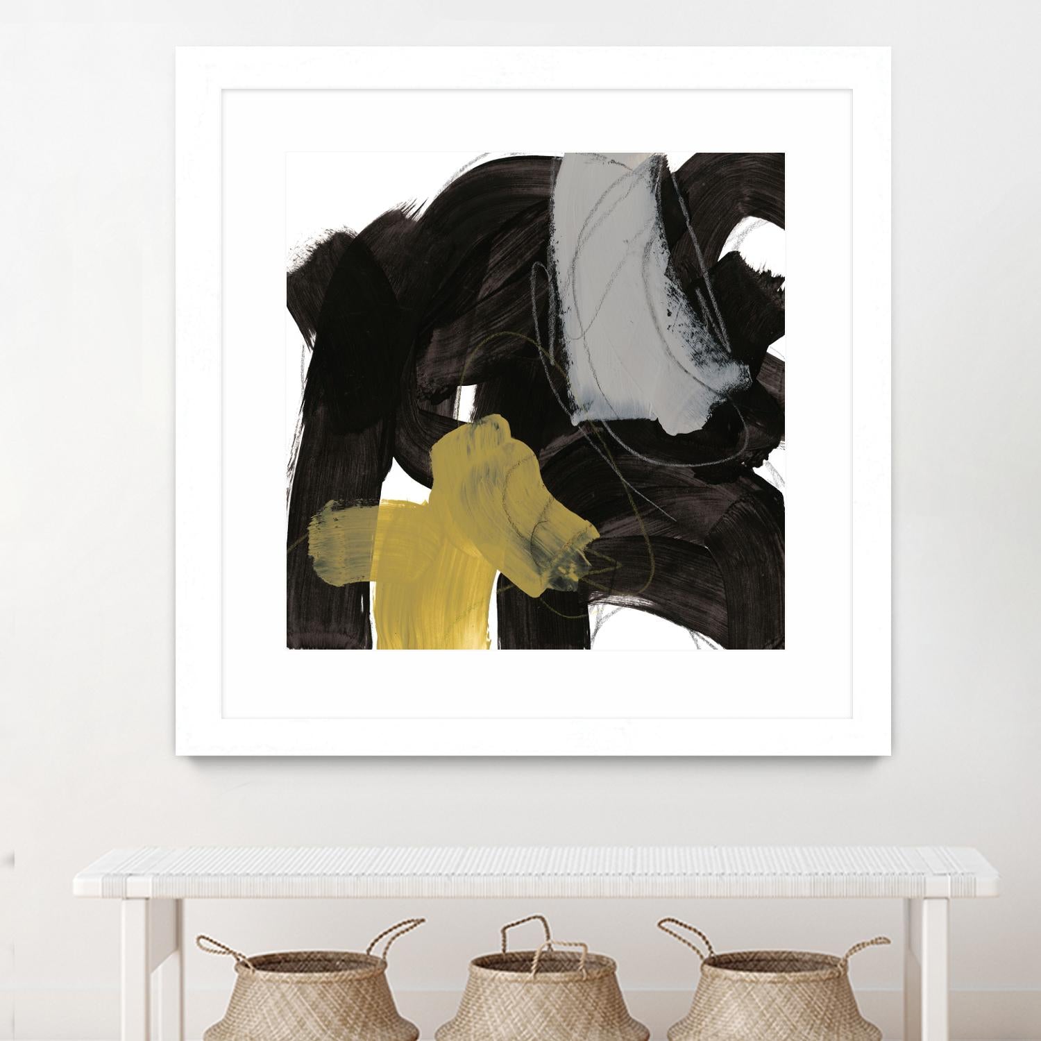 Chromatic Impulse IX by June Erica Vess on GIANT ART - yellow abstract