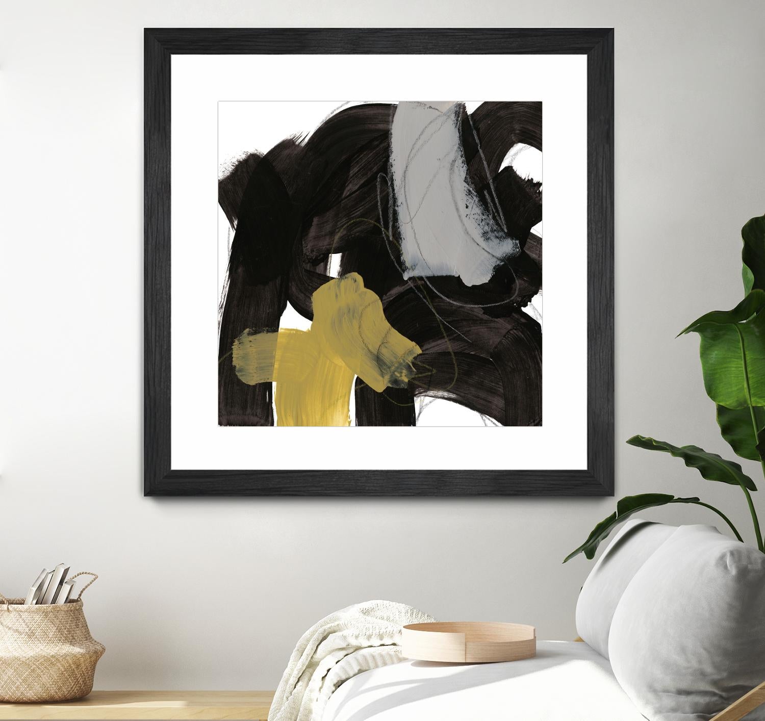 Chromatic Impulse IX by June Erica Vess on GIANT ART - yellow abstract