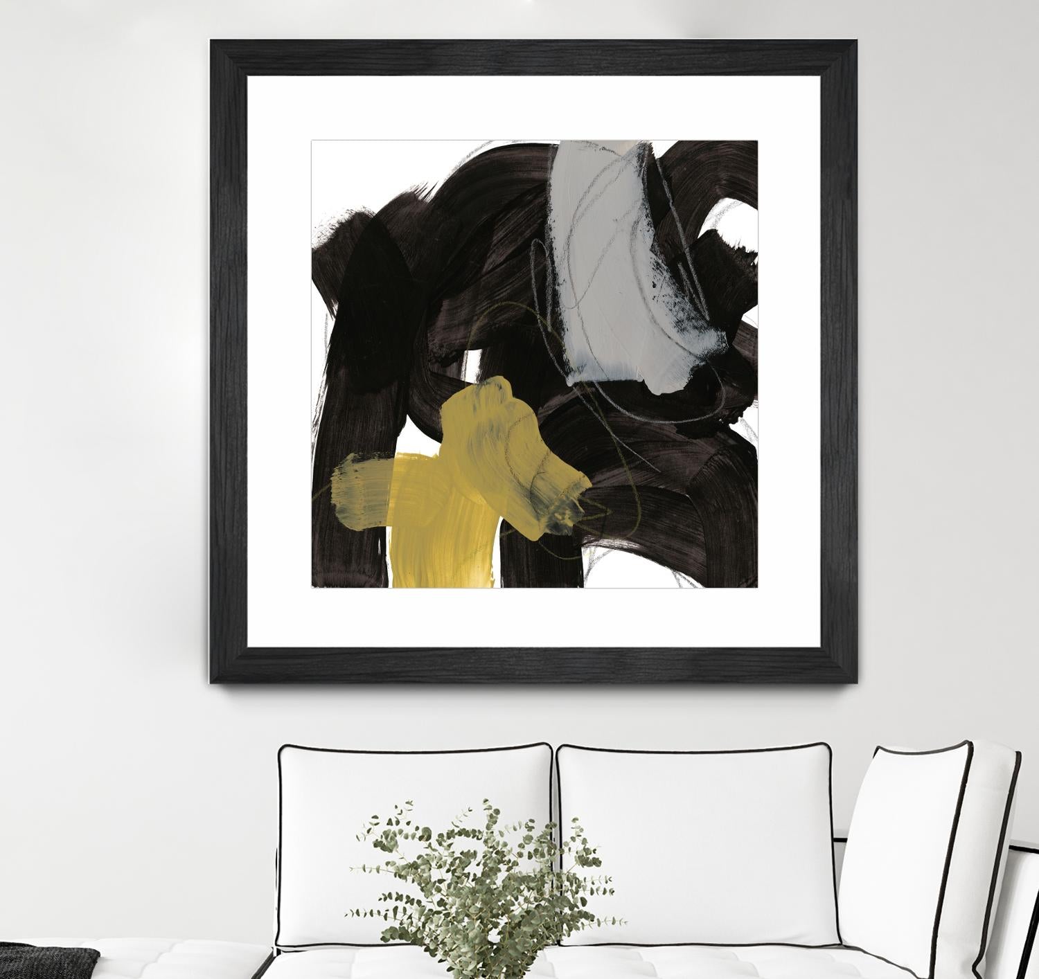 Chromatic Impulse IX by June Erica Vess on GIANT ART - yellow abstract