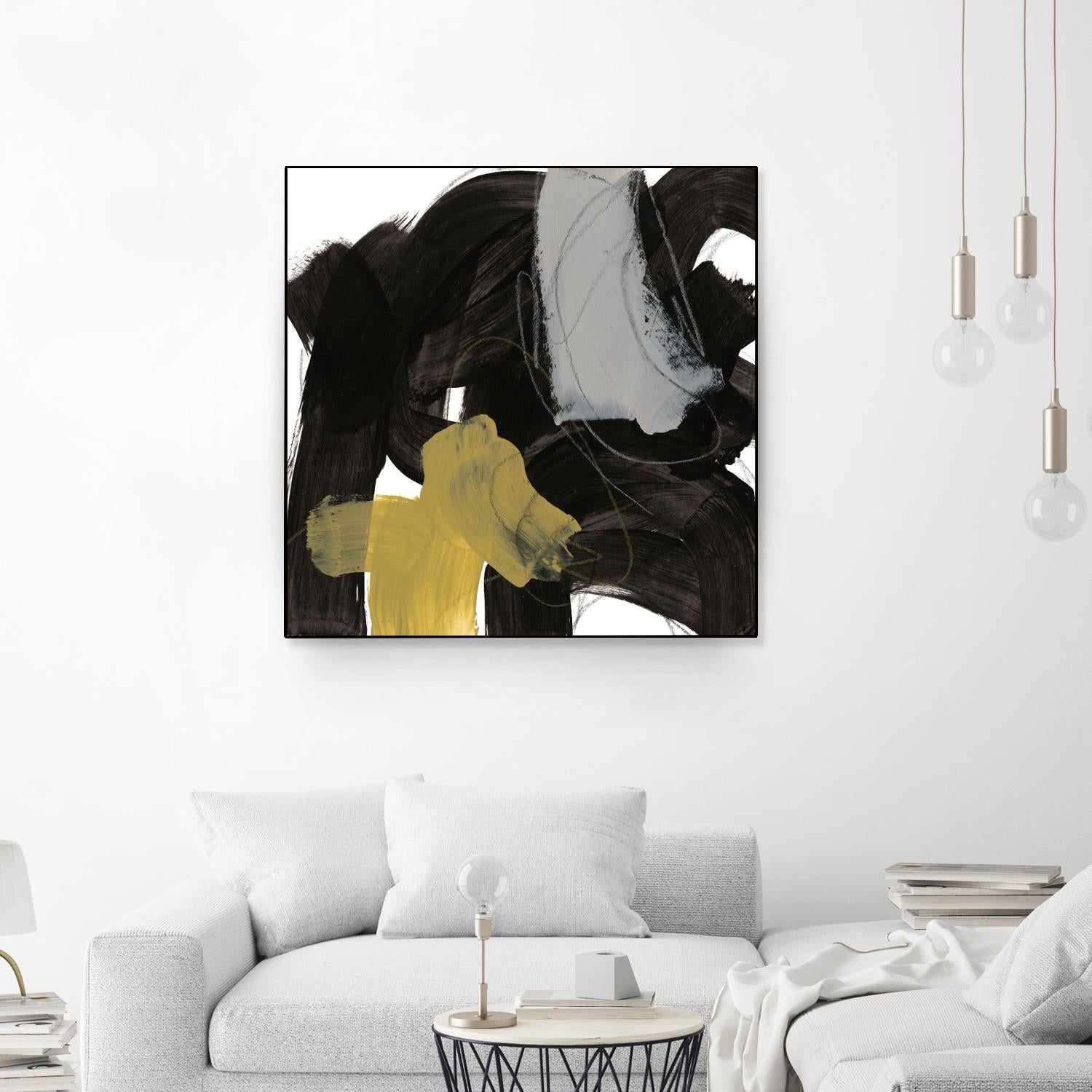 Chromatic Impulse IX by June Erica Vess on GIANT ART - yellow abstract