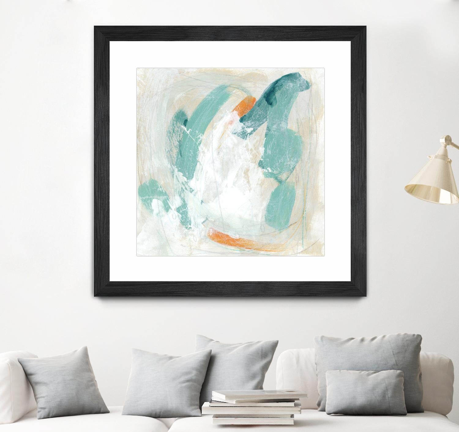 Tidal Current IV by June Erica Vess on GIANT ART - green abstract