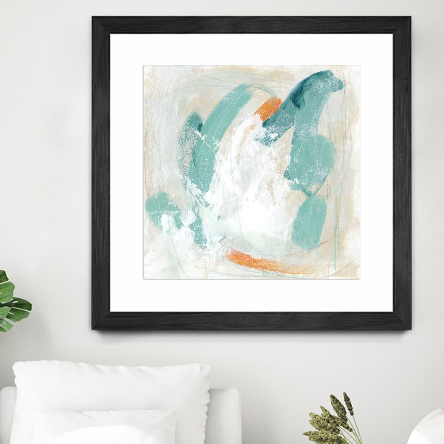 Tidal Current IV by June Erica Vess on GIANT ART - green abstract