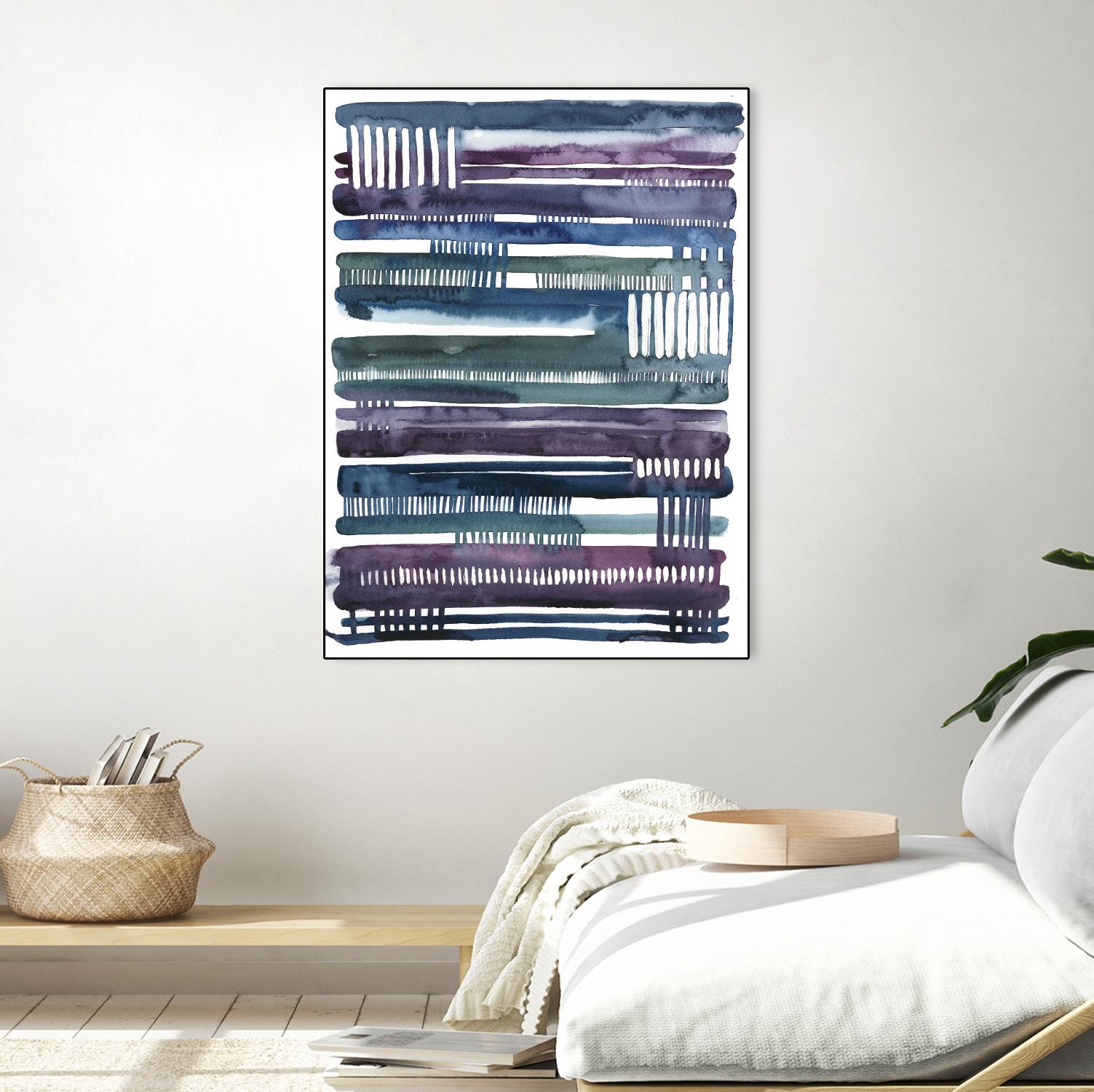 Collapse I by Grace Popp on GIANT ART - blue abstract