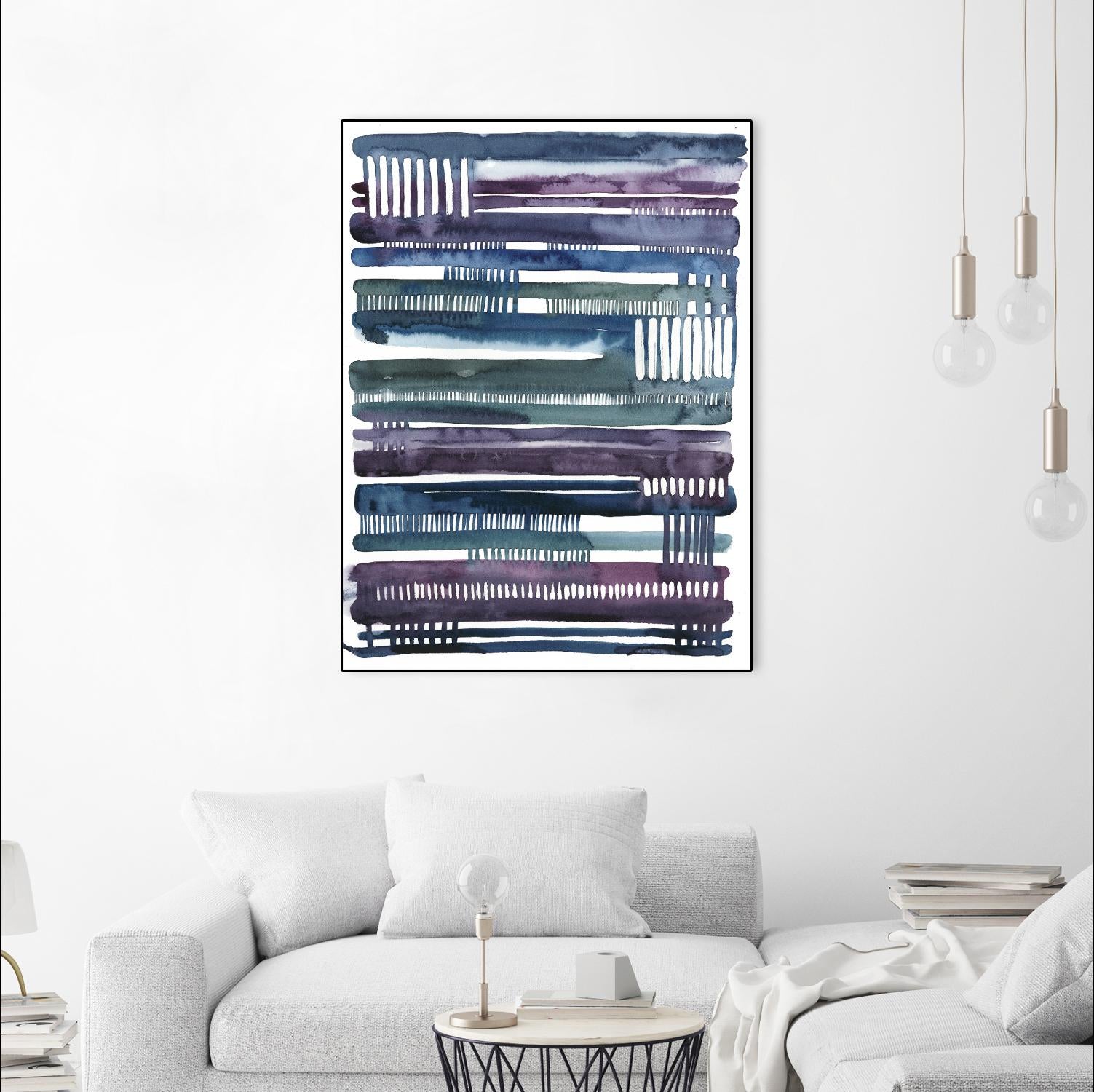 Collapse I by Grace Popp on GIANT ART - blue abstract