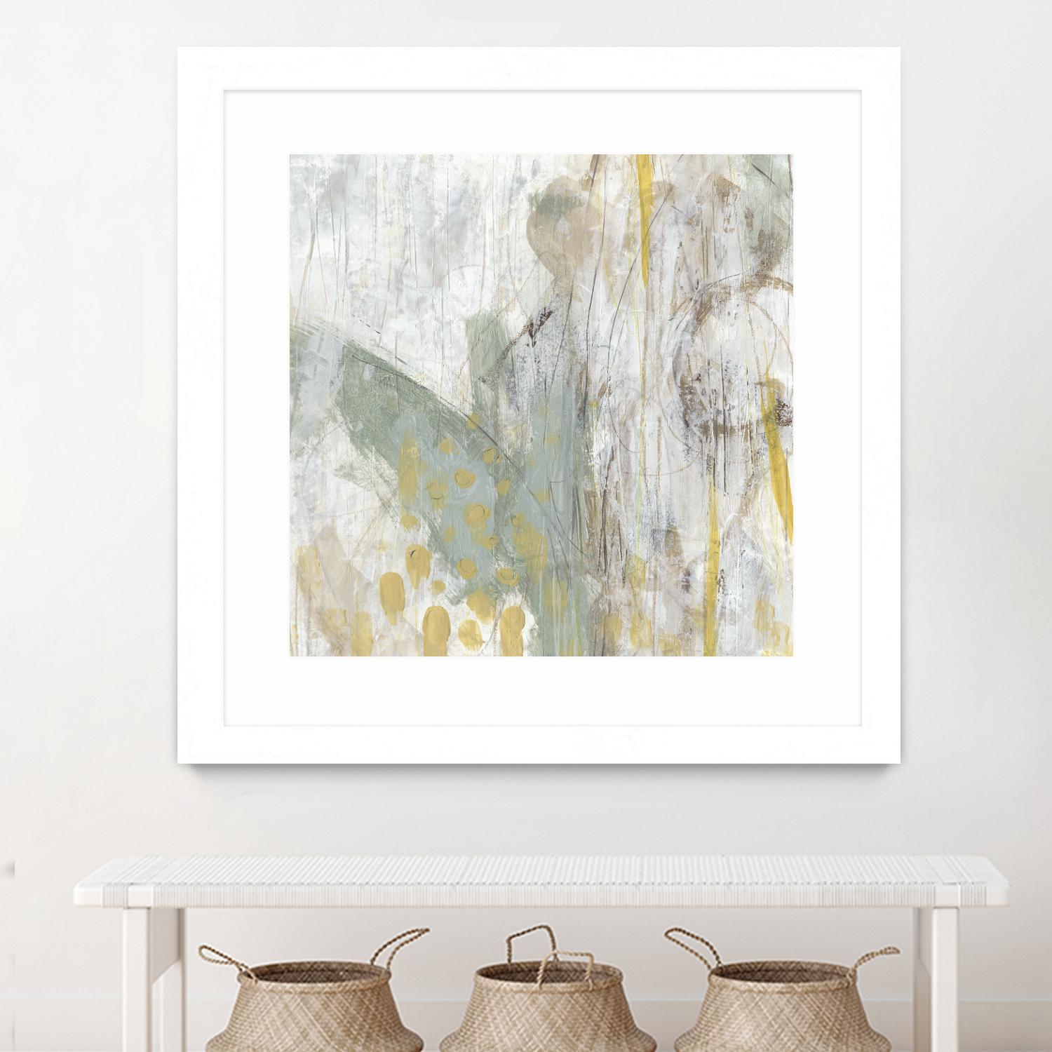 Surface Structure I by June Erica Vess on GIANT ART - green abstract