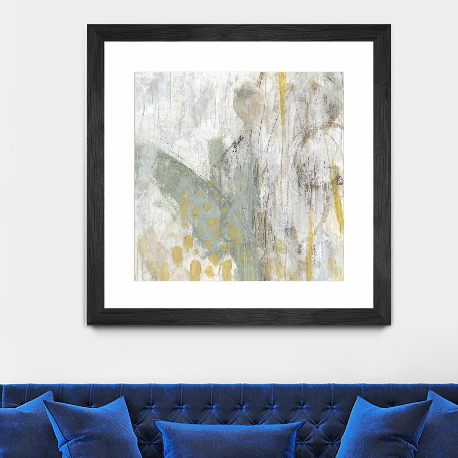 Surface Structure I by June Erica Vess on GIANT ART - green abstract