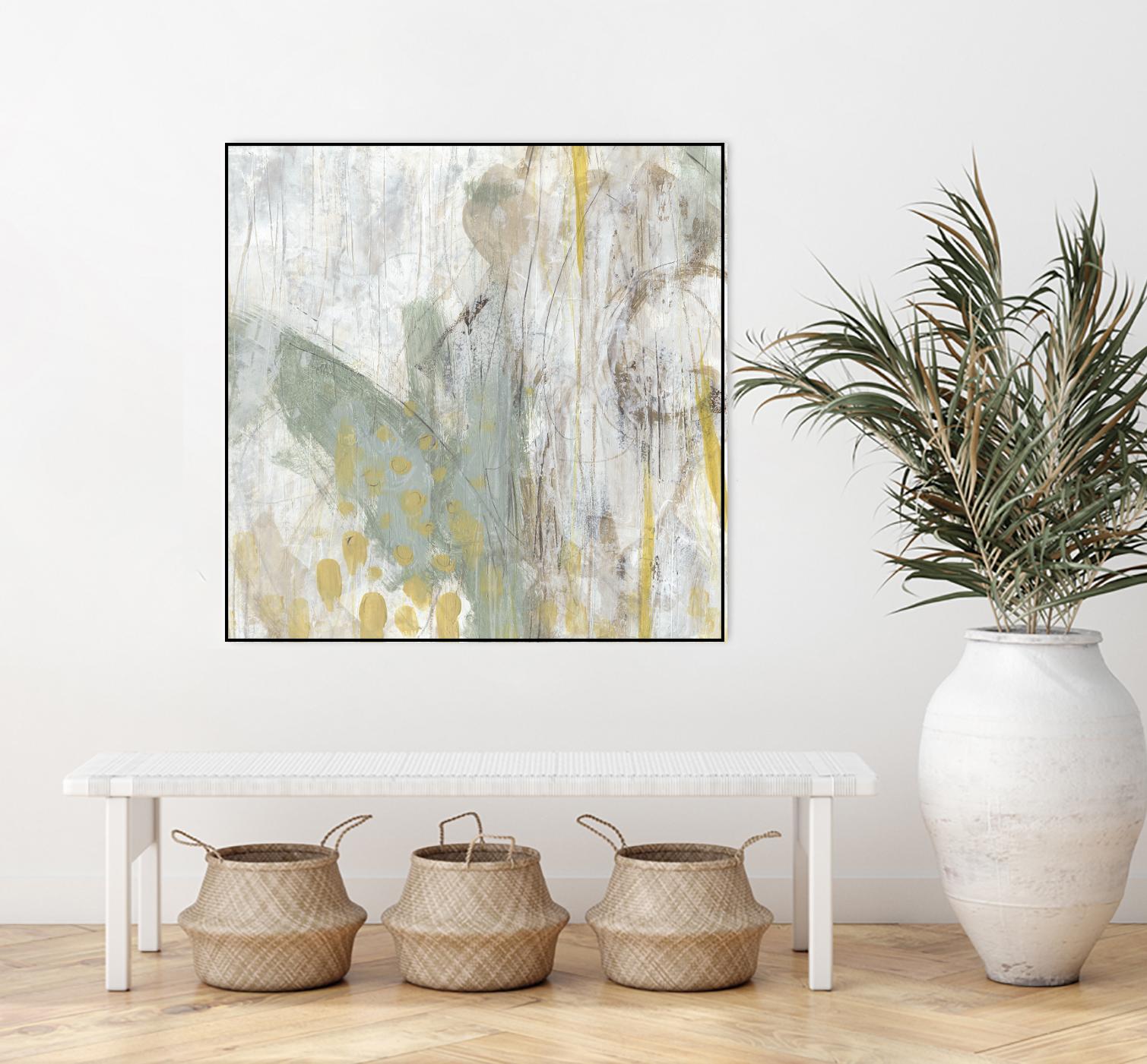 Surface Structure I by June Erica Vess on GIANT ART - green abstract