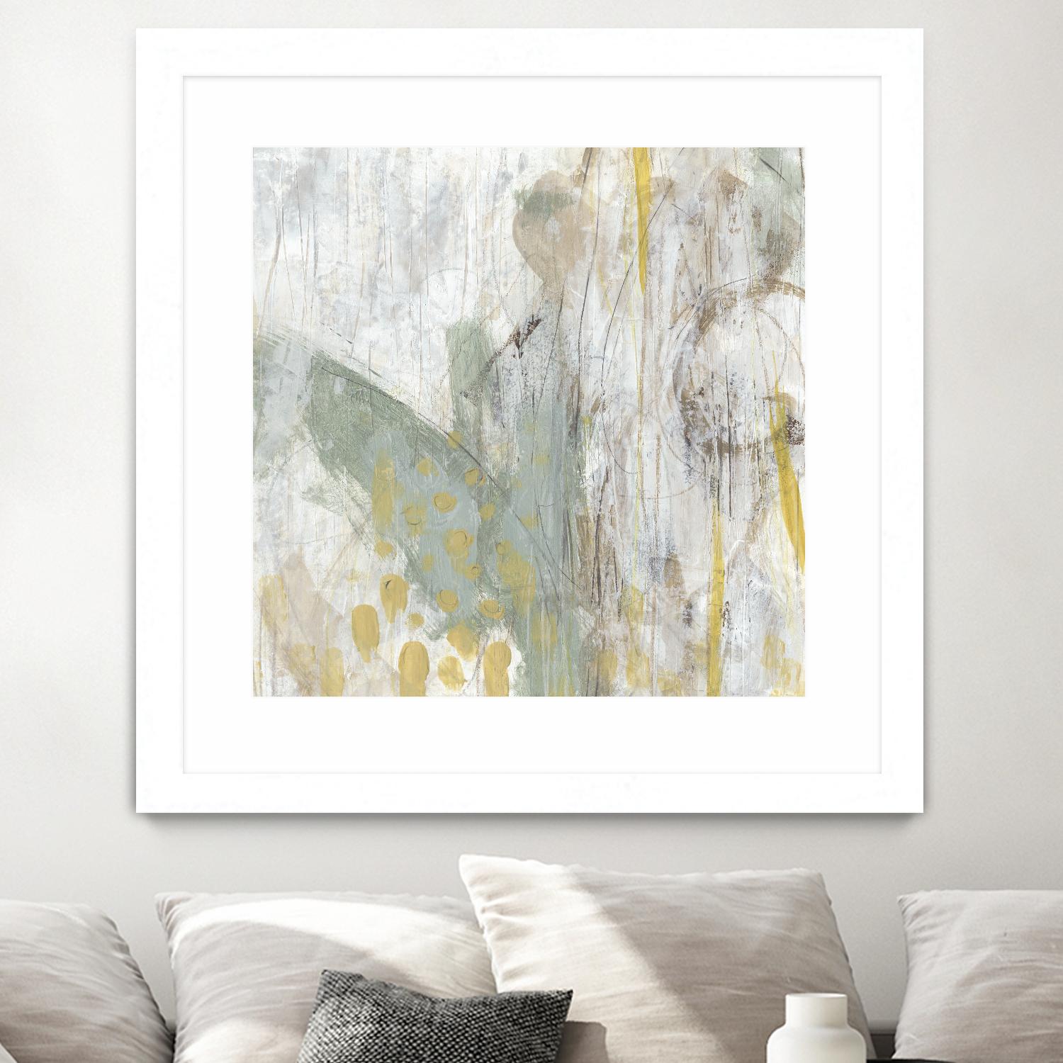 Surface Structure I by June Erica Vess on GIANT ART - green abstract