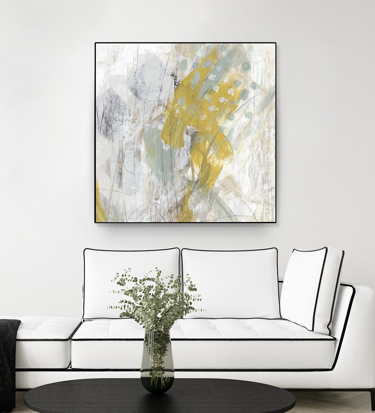 Surface Structure II by June Erica Vess on GIANT ART - yellow abstract