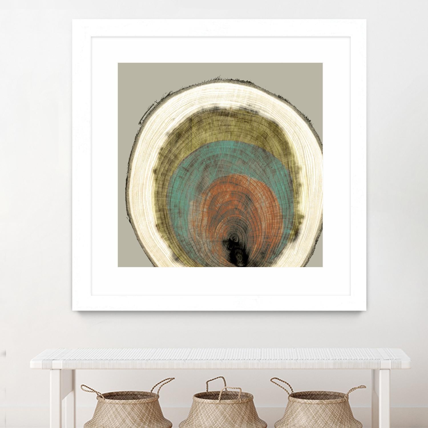 Colored Rings I by Studio W on GIANT ART - brown abstract