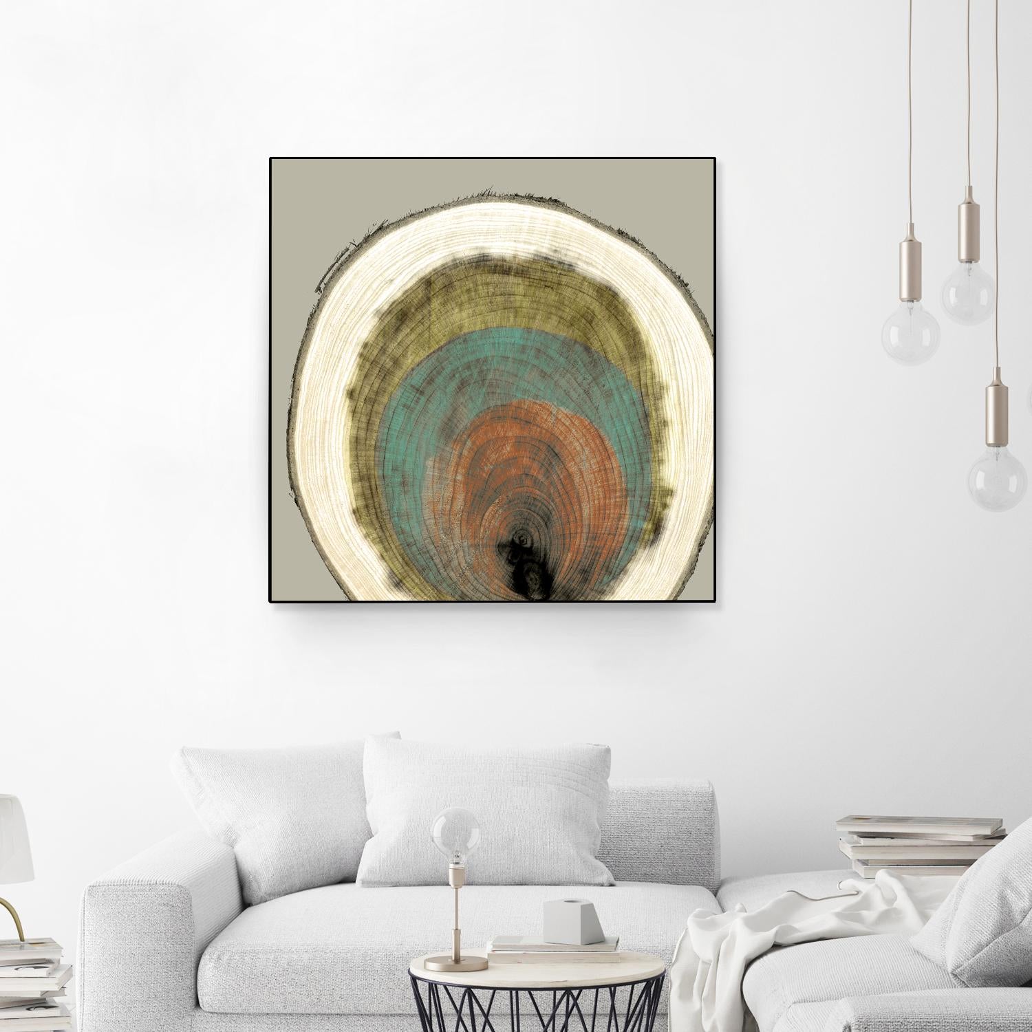 Colored Rings I by Studio W on GIANT ART - brown abstract