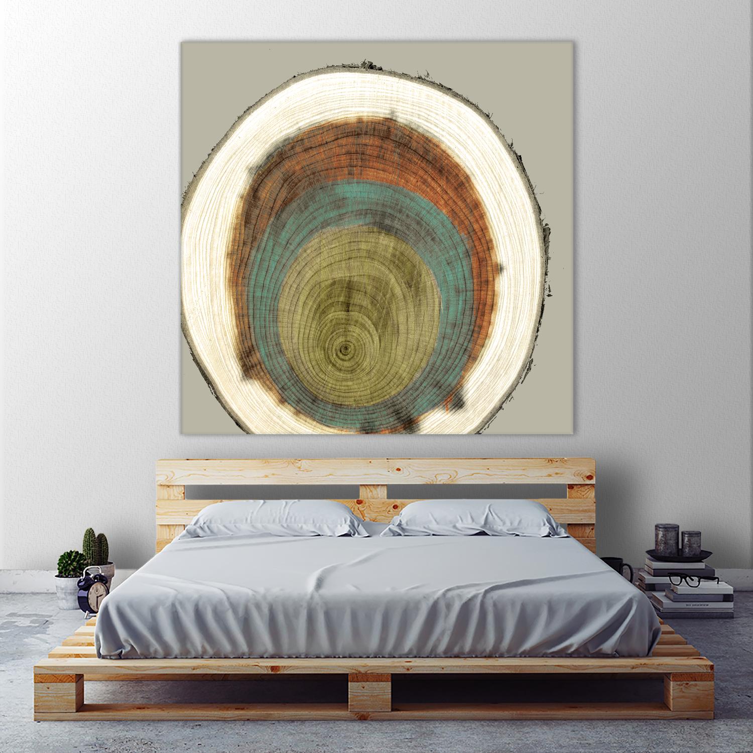 Colored Rings II by Studio W on GIANT ART - brown abstract