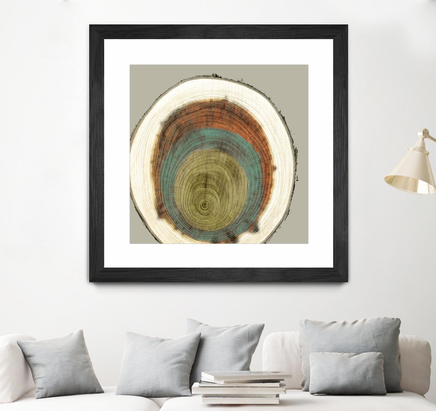 Colored Rings II by Studio W on GIANT ART - brown abstract