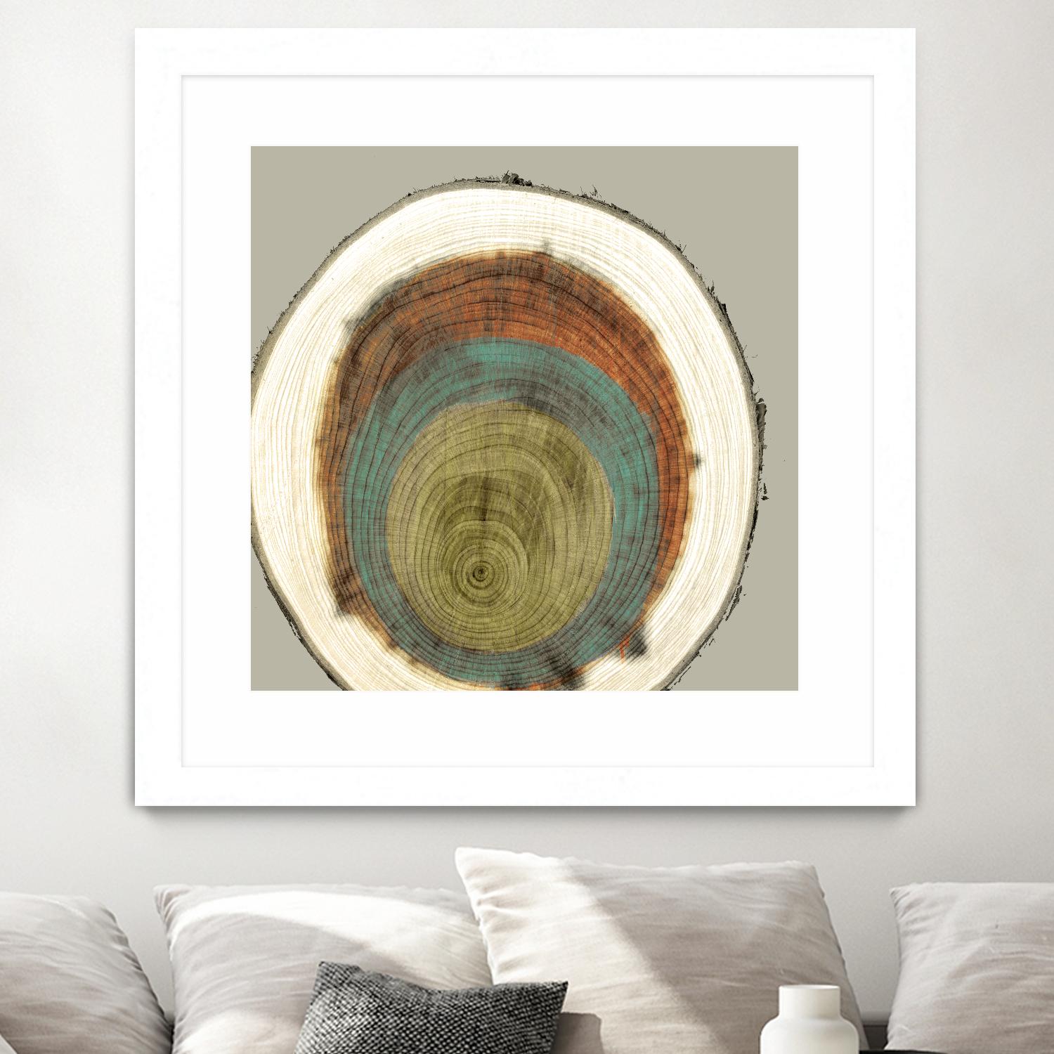 Colored Rings II by Studio W on GIANT ART - brown abstract