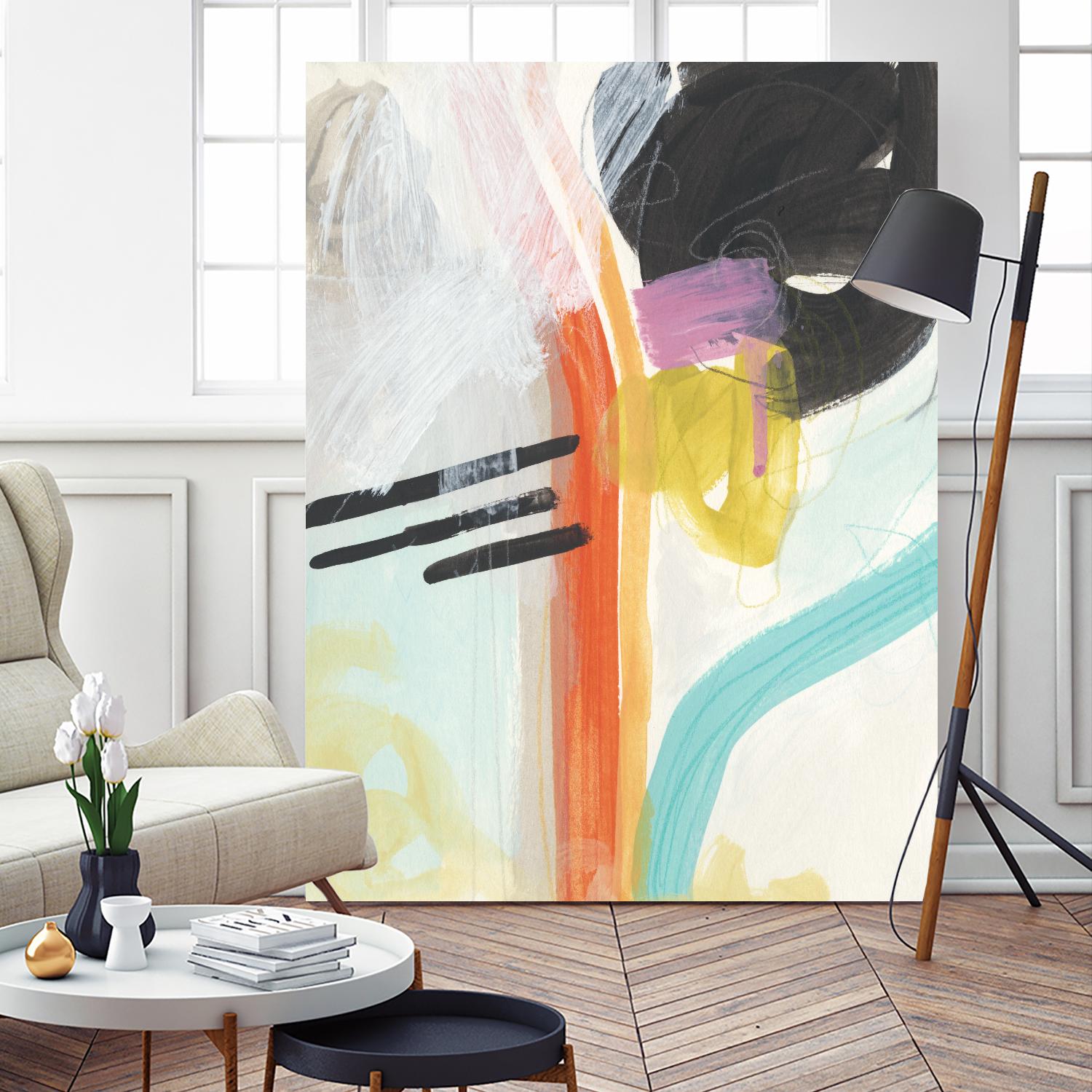 Rhythm Variations I by June Erica Vess on GIANT ART - abstract