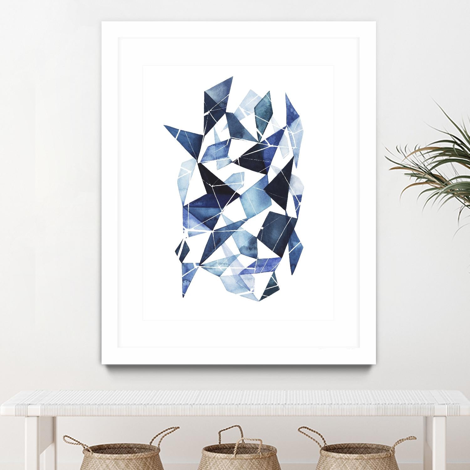 Chrysalis I by Grace Popp on GIANT ART - blue abstract