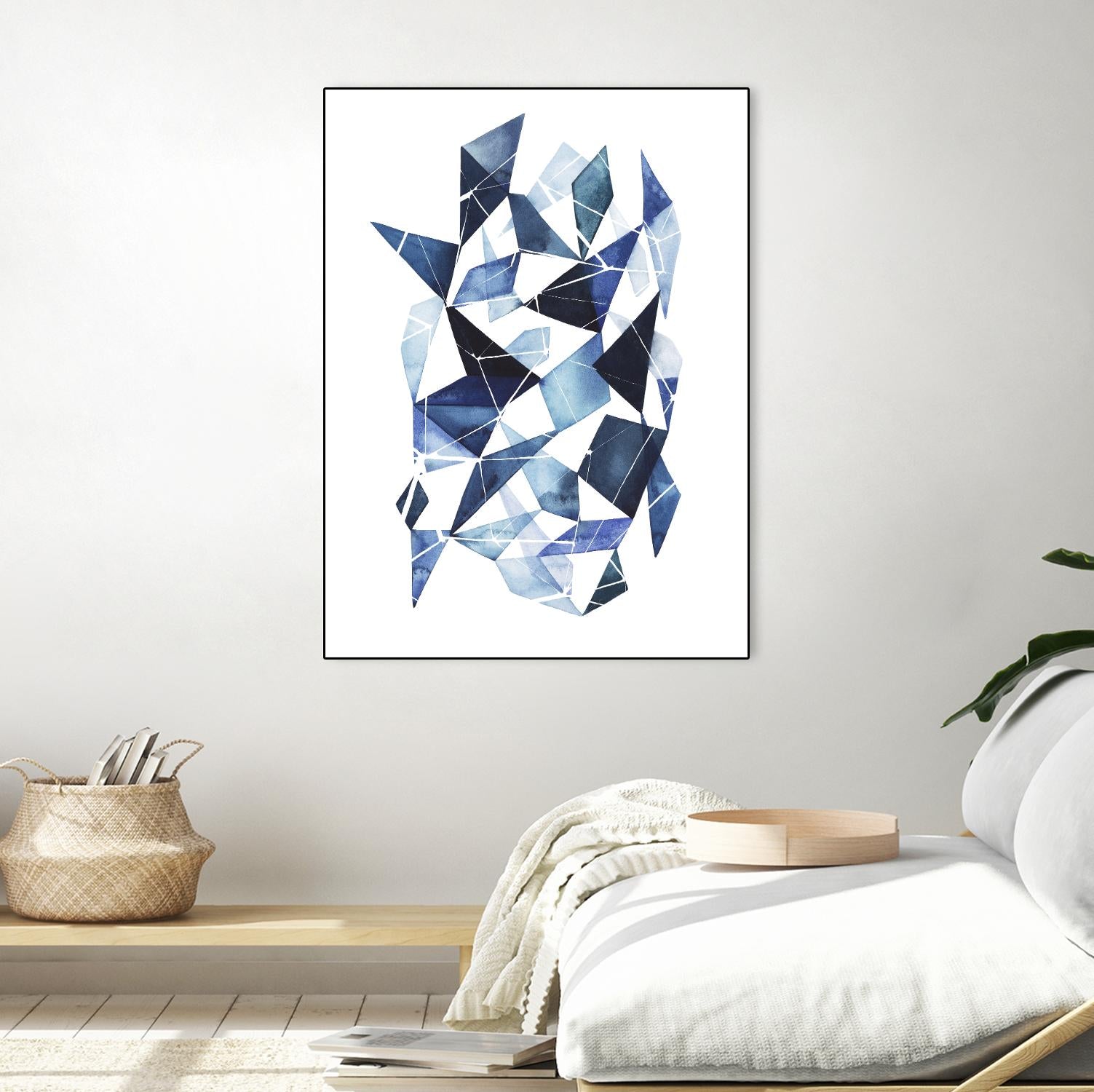Chrysalis I by Grace Popp on GIANT ART - blue abstract
