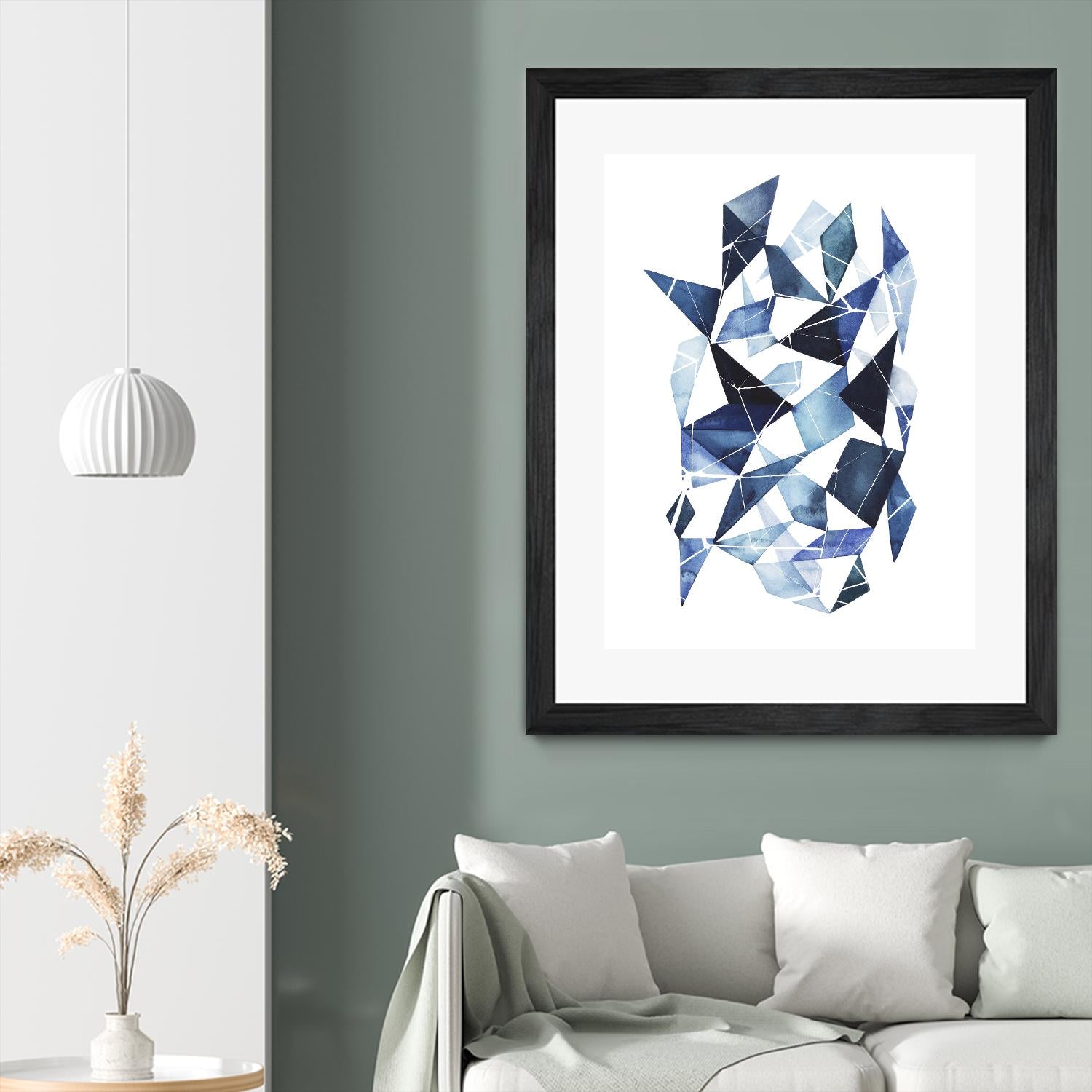 Chrysalis I by Grace Popp on GIANT ART - blue abstract