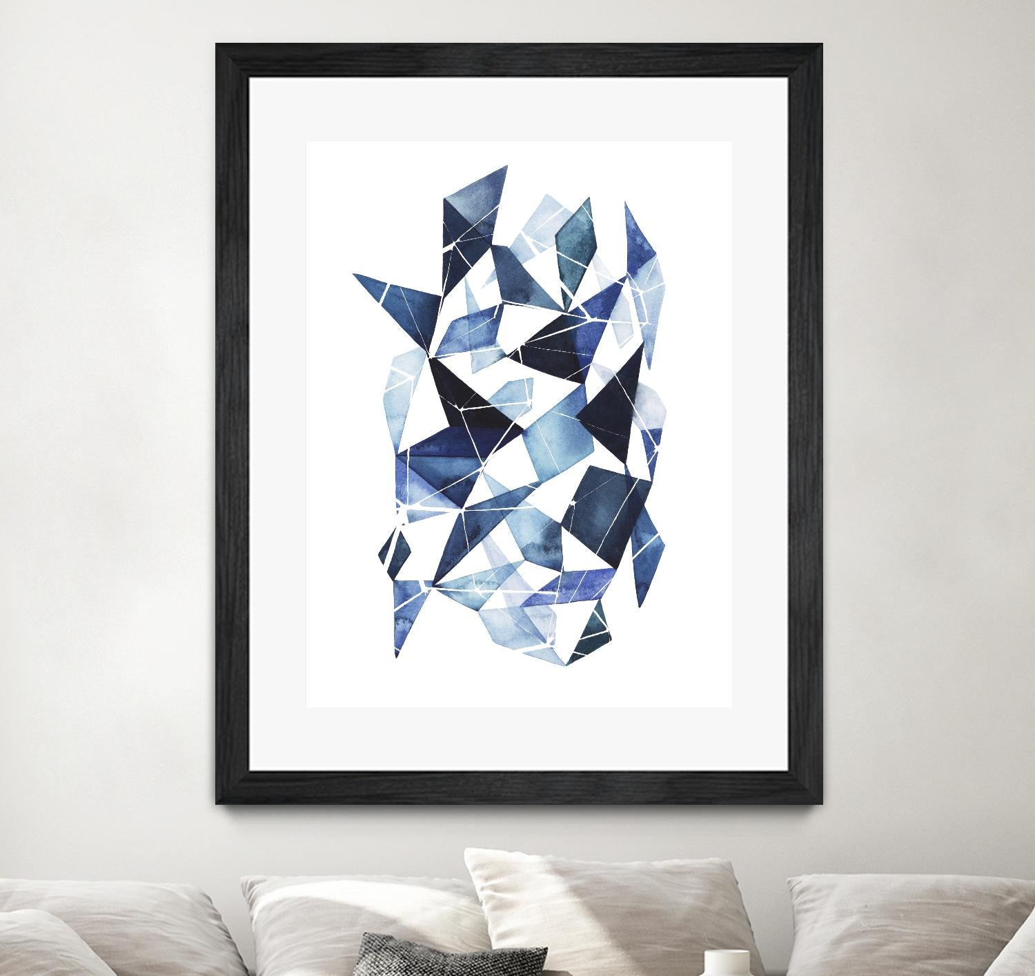Chrysalis I by Grace Popp on GIANT ART - blue abstract
