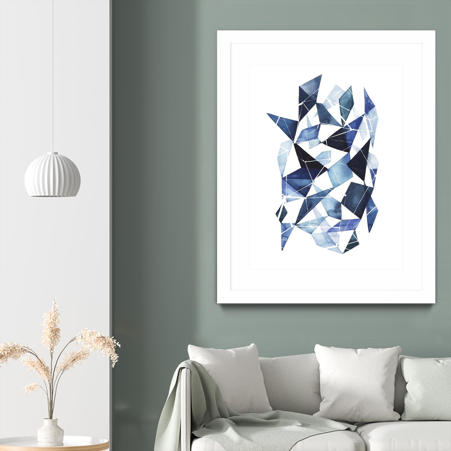 Chrysalis I by Grace Popp on GIANT ART - blue abstract