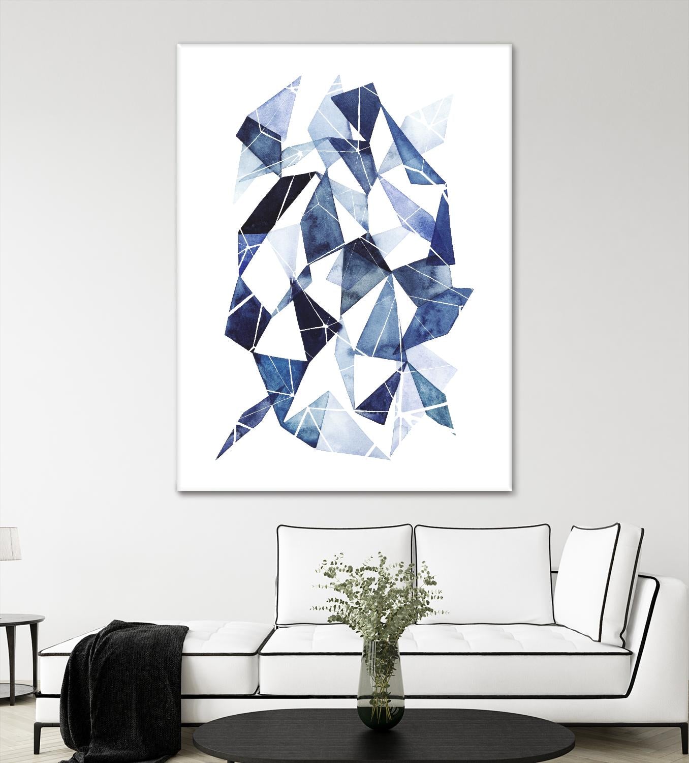 Chrysalis II by Grace Popp on GIANT ART - blue abstract
