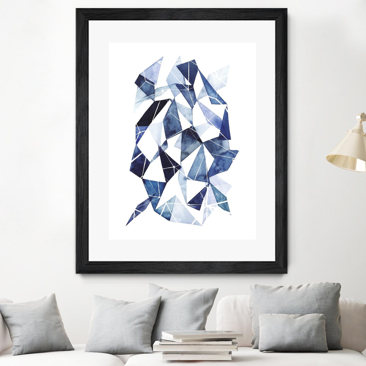 Chrysalis II by Grace Popp on GIANT ART - blue abstract