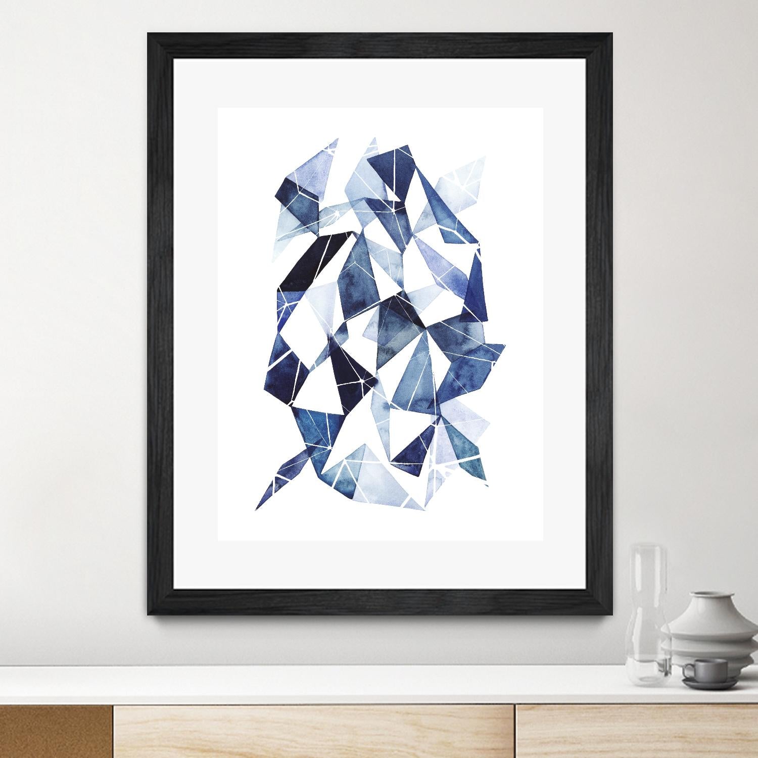 Chrysalis II by Grace Popp on GIANT ART - blue abstract