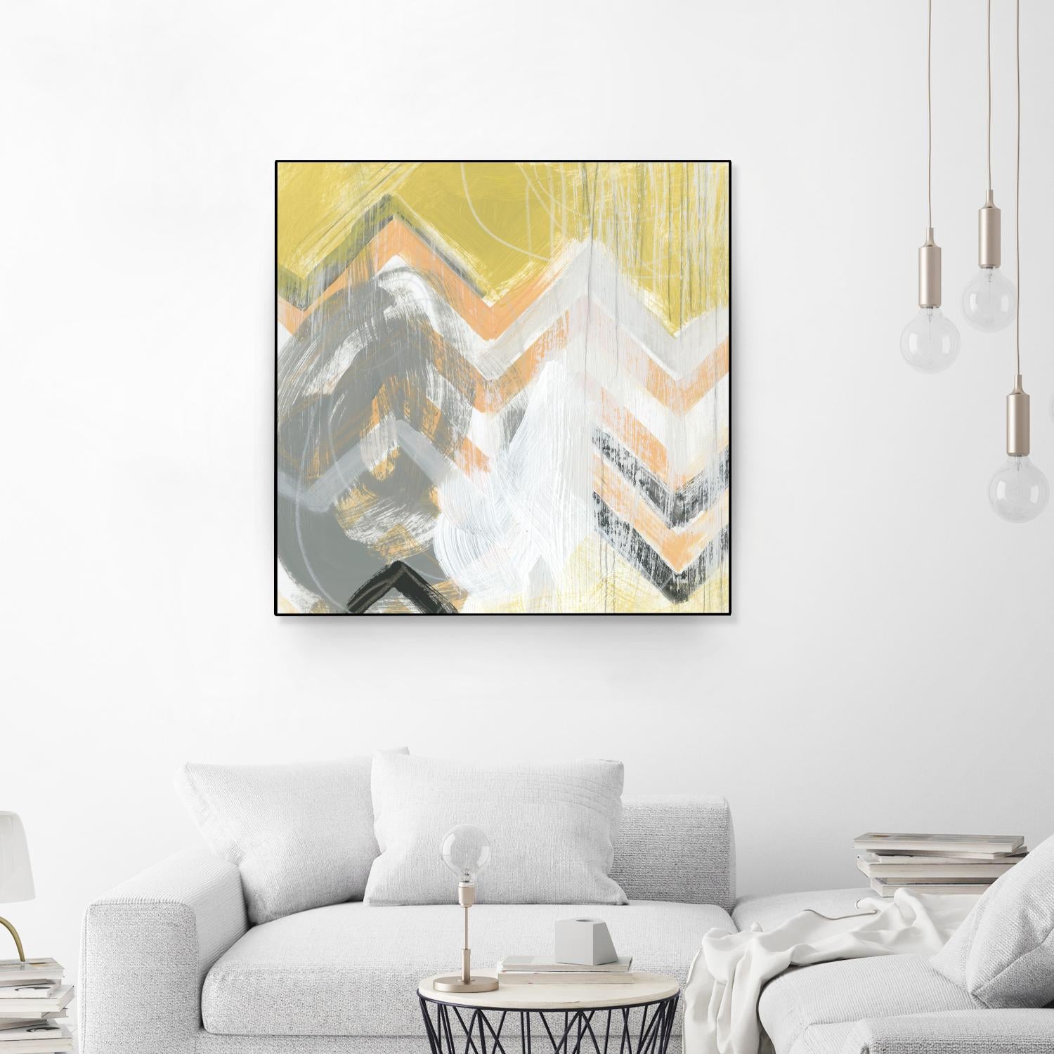 Side Swipe II by June Erica Vess on GIANT ART - yellow abstract