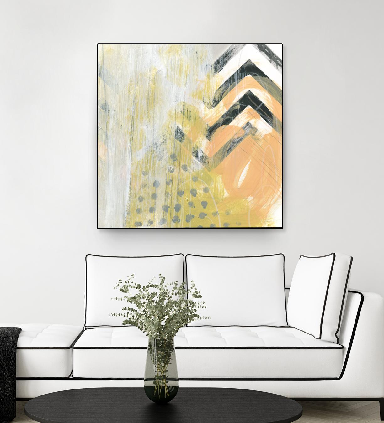 Side Swipe IV by June Erica Vess on GIANT ART - yellow abstract