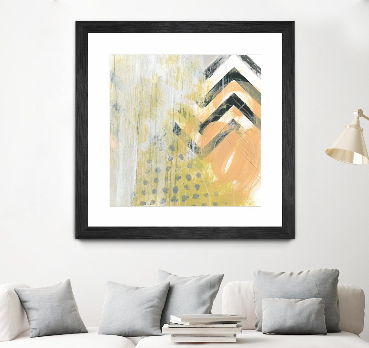 Side Swipe IV by June Erica Vess on GIANT ART - yellow abstract