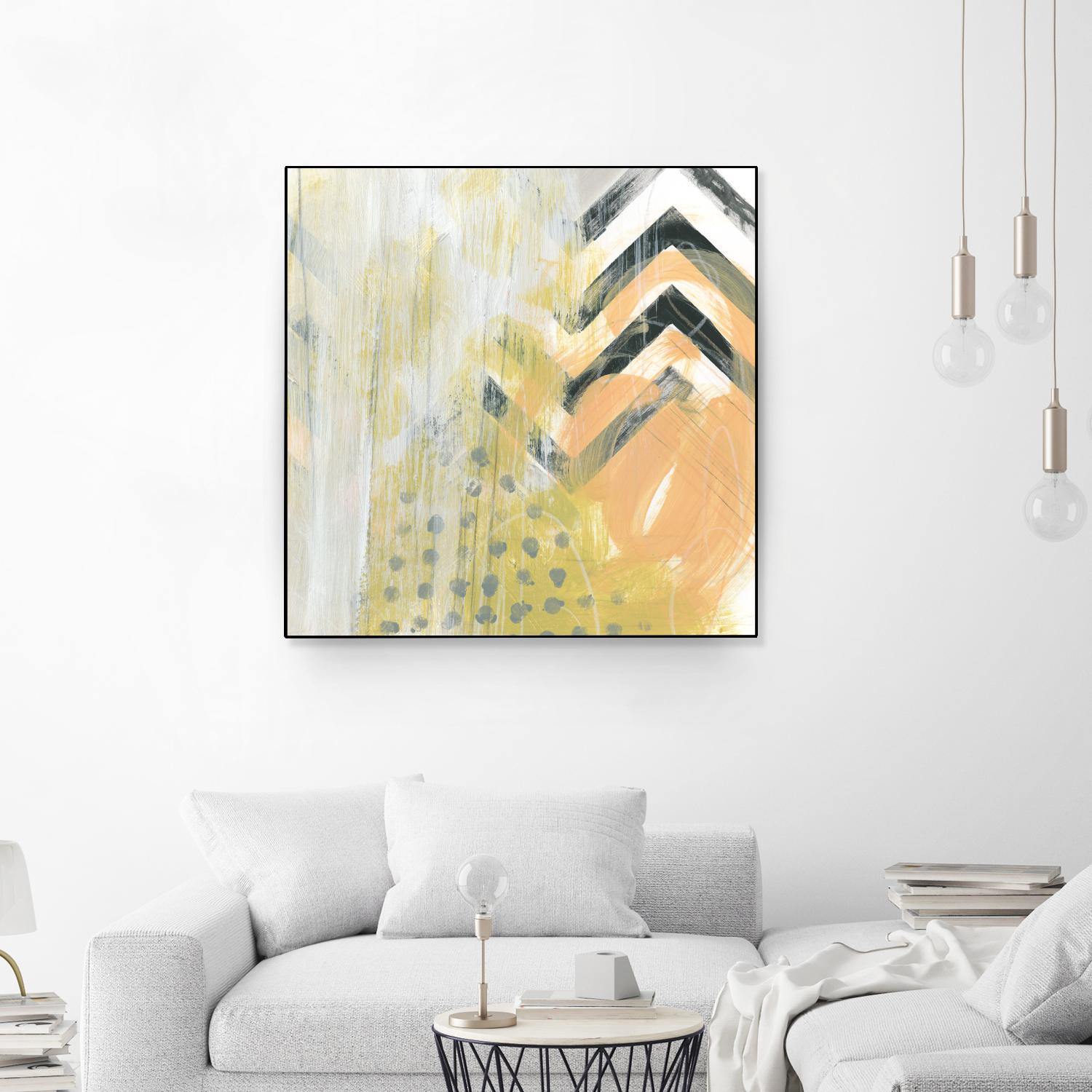 Side Swipe IV by June Erica Vess on GIANT ART - yellow abstract