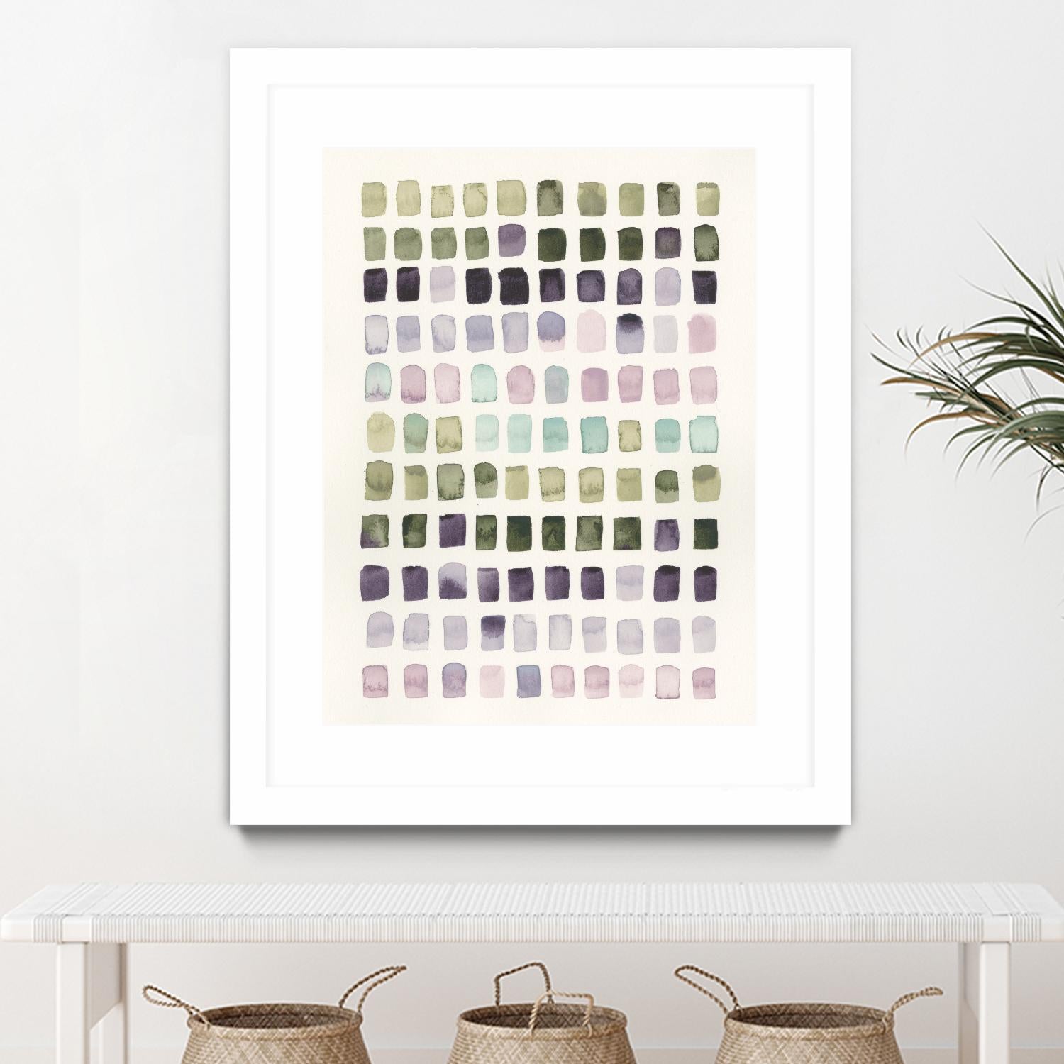 Serene Color Swatches I by Grace Popp on GIANT ART - pink abstract