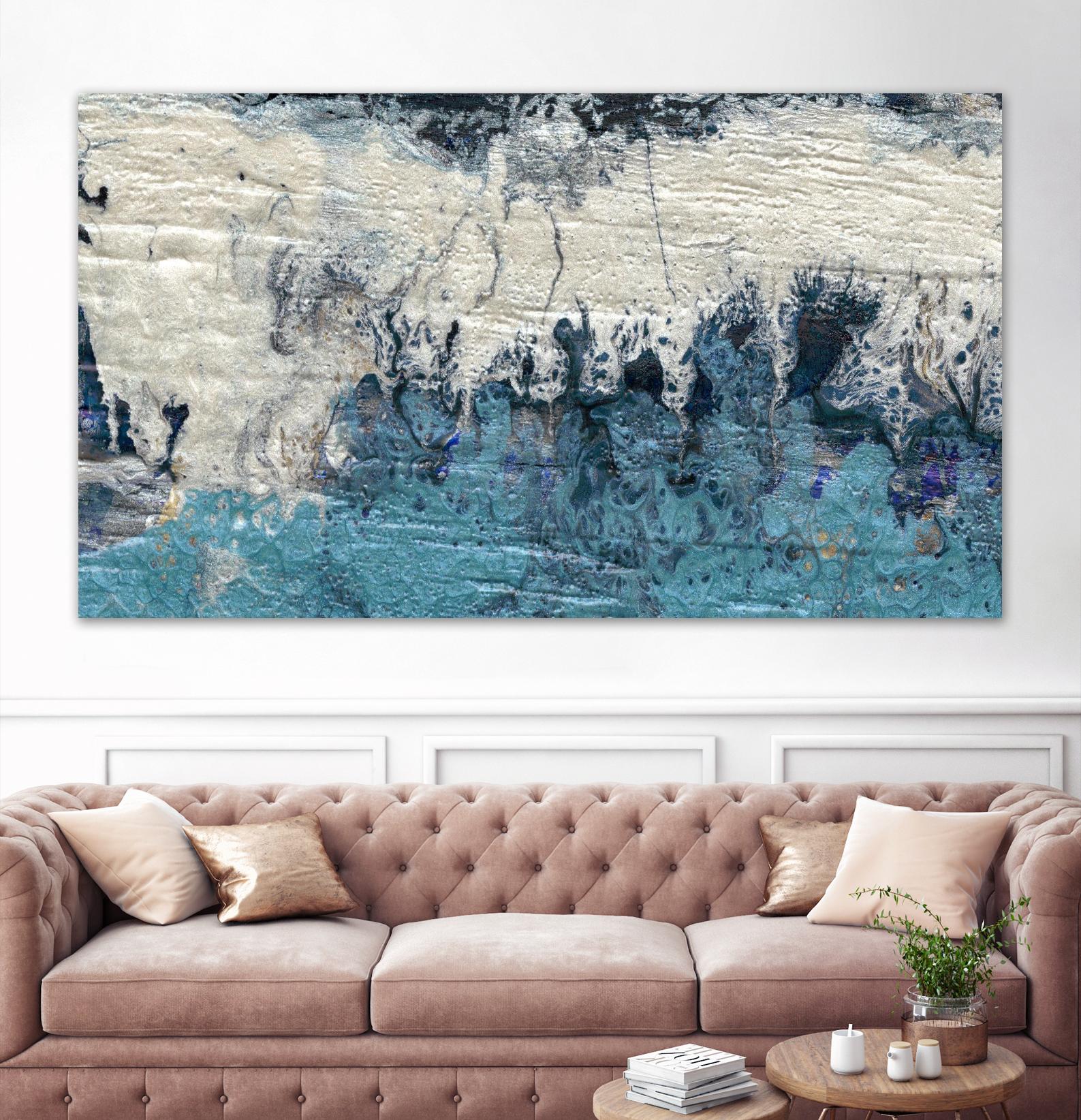 Bering Strait I by Alicia Ludwig on GIANT ART - blue abstract
