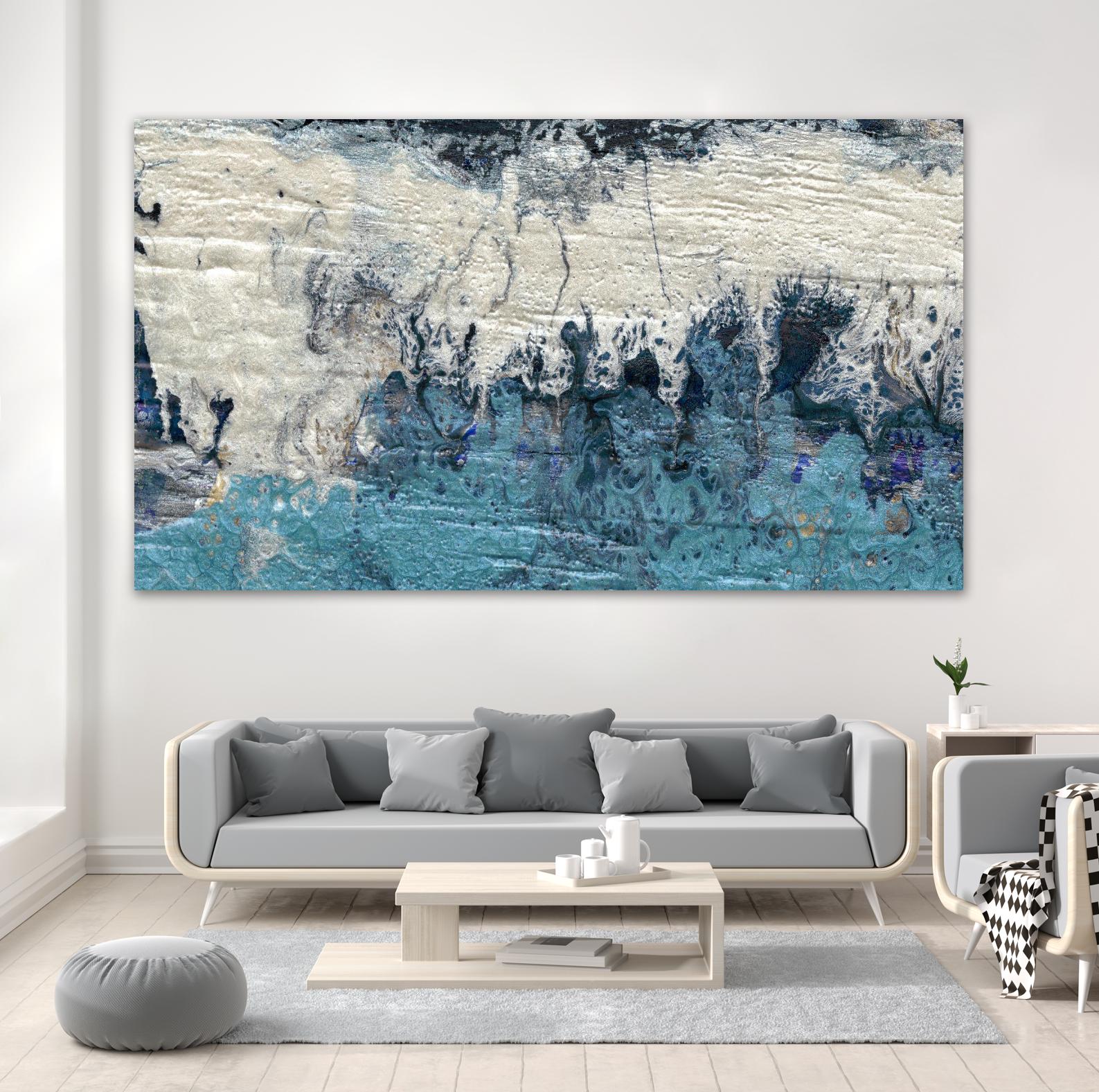 Bering Strait I by Alicia Ludwig on GIANT ART - blue abstract