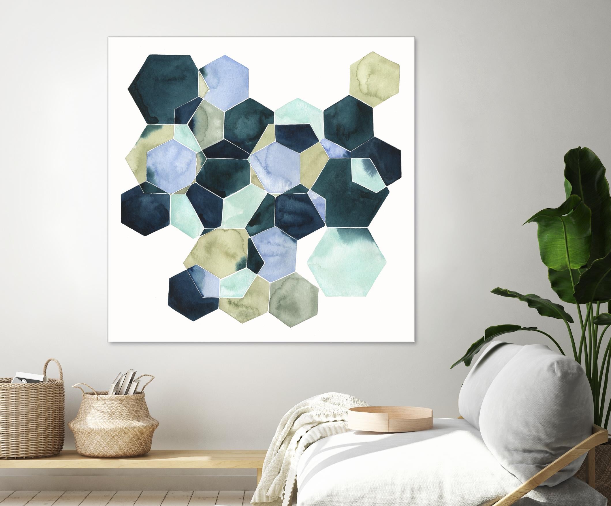 Crystallize II by Grace Popp on GIANT ART - green abstract