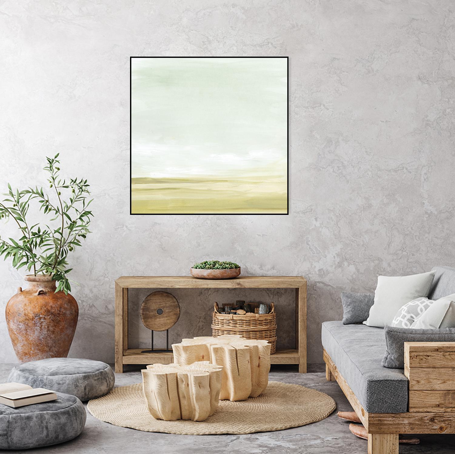 Intangible Horizon II by June Erica Vess on GIANT ART - green sea scene