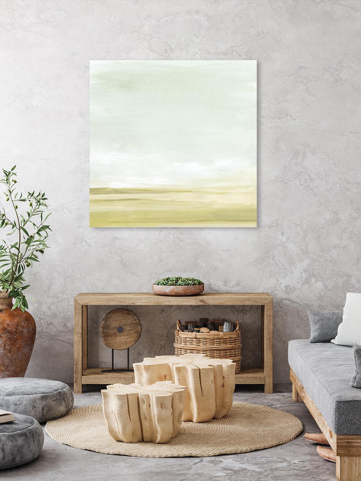 Intangible Horizon II by June Erica Vess on GIANT ART - green sea scene