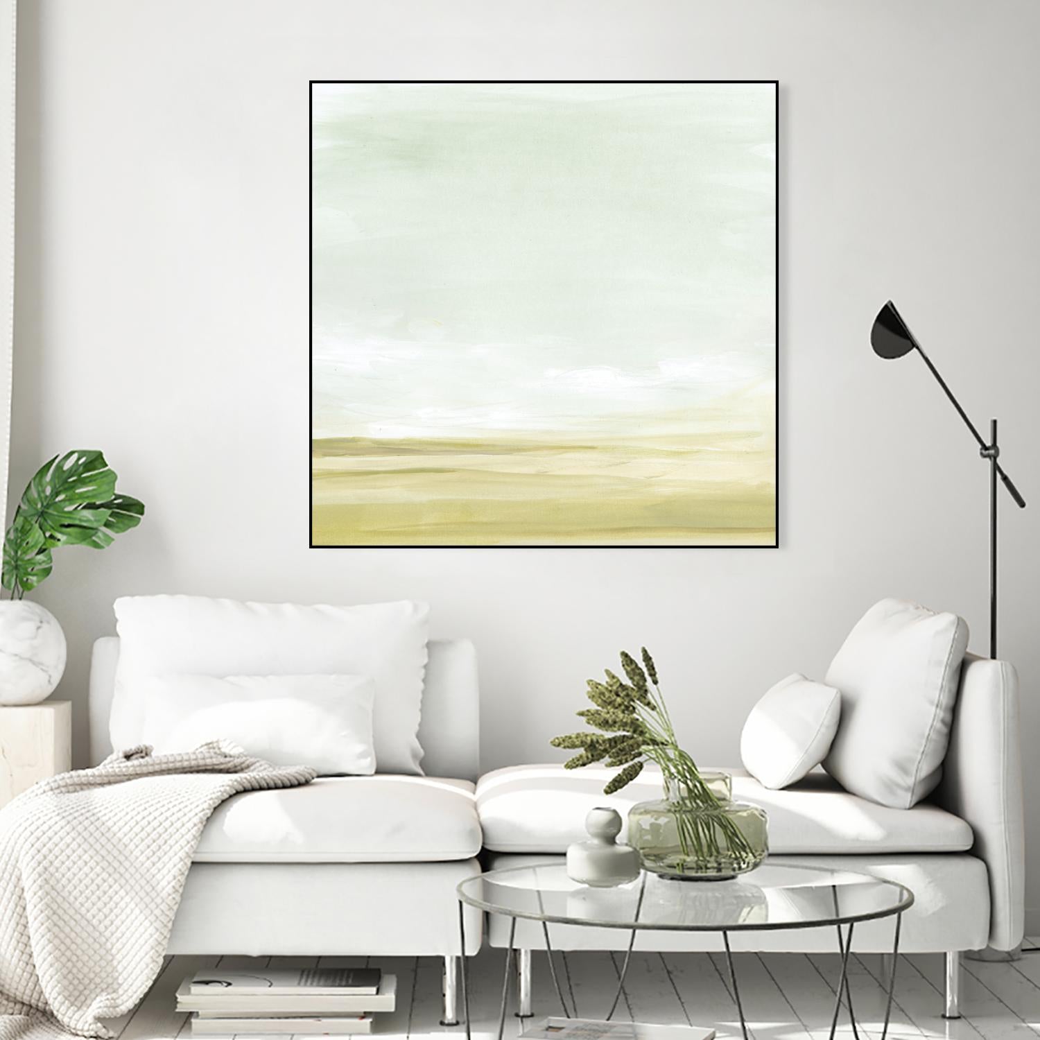 Intangible Horizon II by June Erica Vess on GIANT ART - green sea scene